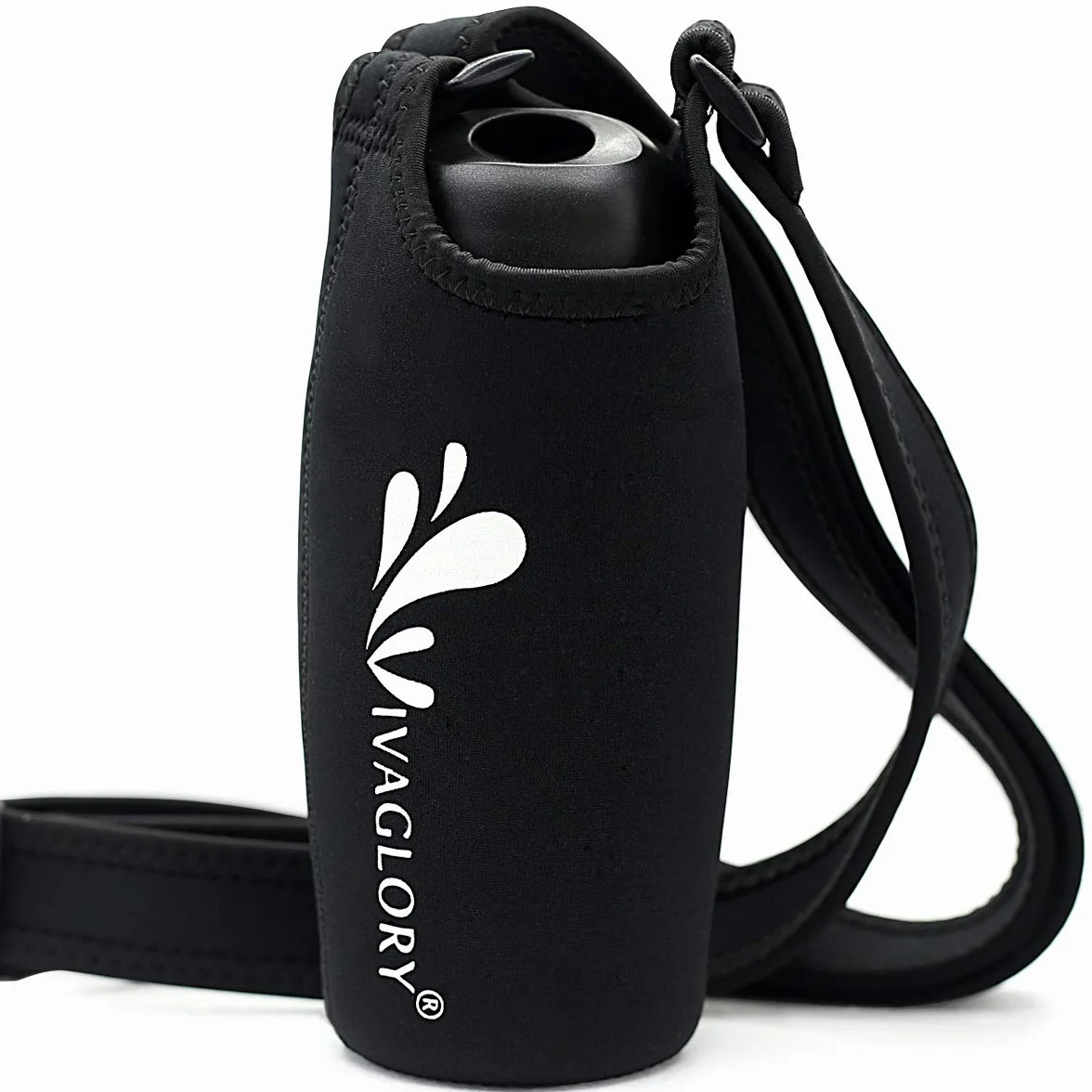 VIVAGLORY Butelka ze Stali Nierdzewnej 750ML Neoprenowy Pokrowiec Zestaw dla Psa