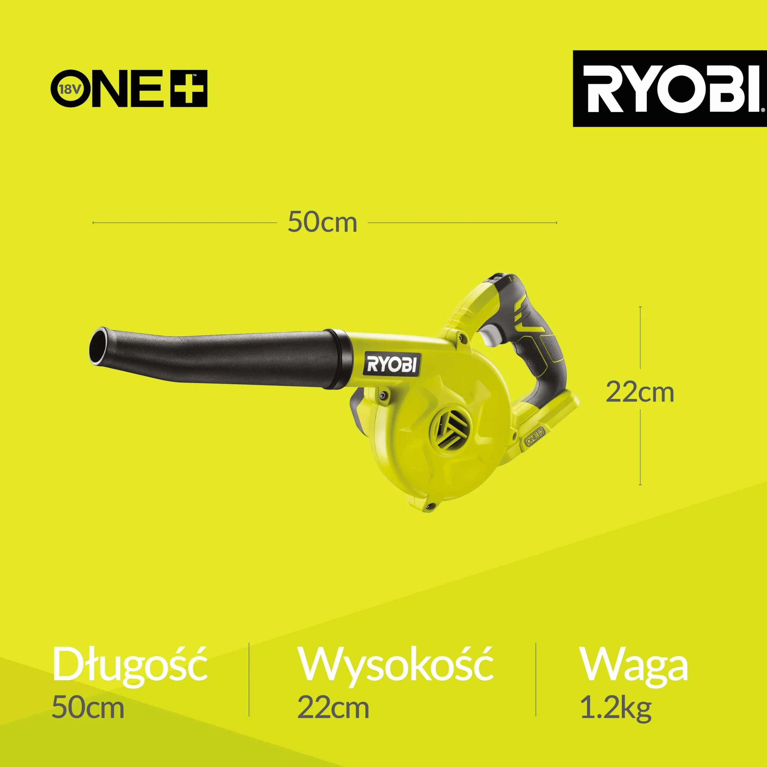 Ryobi Kompaktowa Dmuchawa 18V R18TB-0