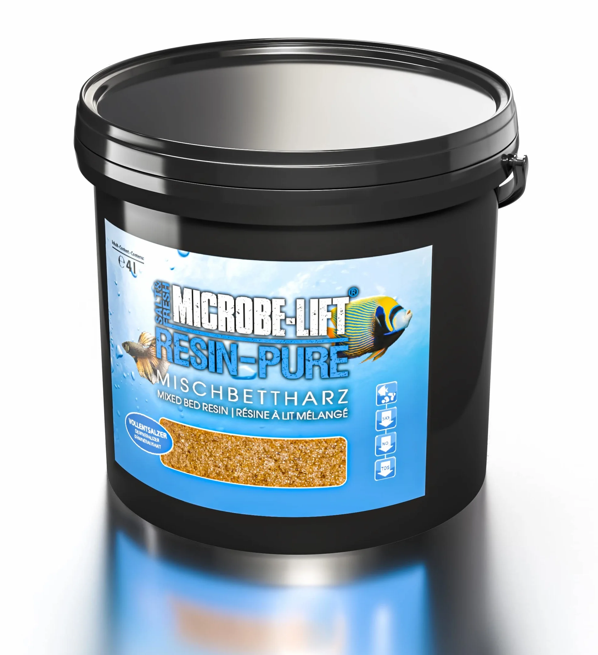 MICROBE-LIFT Resin-Pure Żywica z mieszanym złożem demineralizator 4000 ml