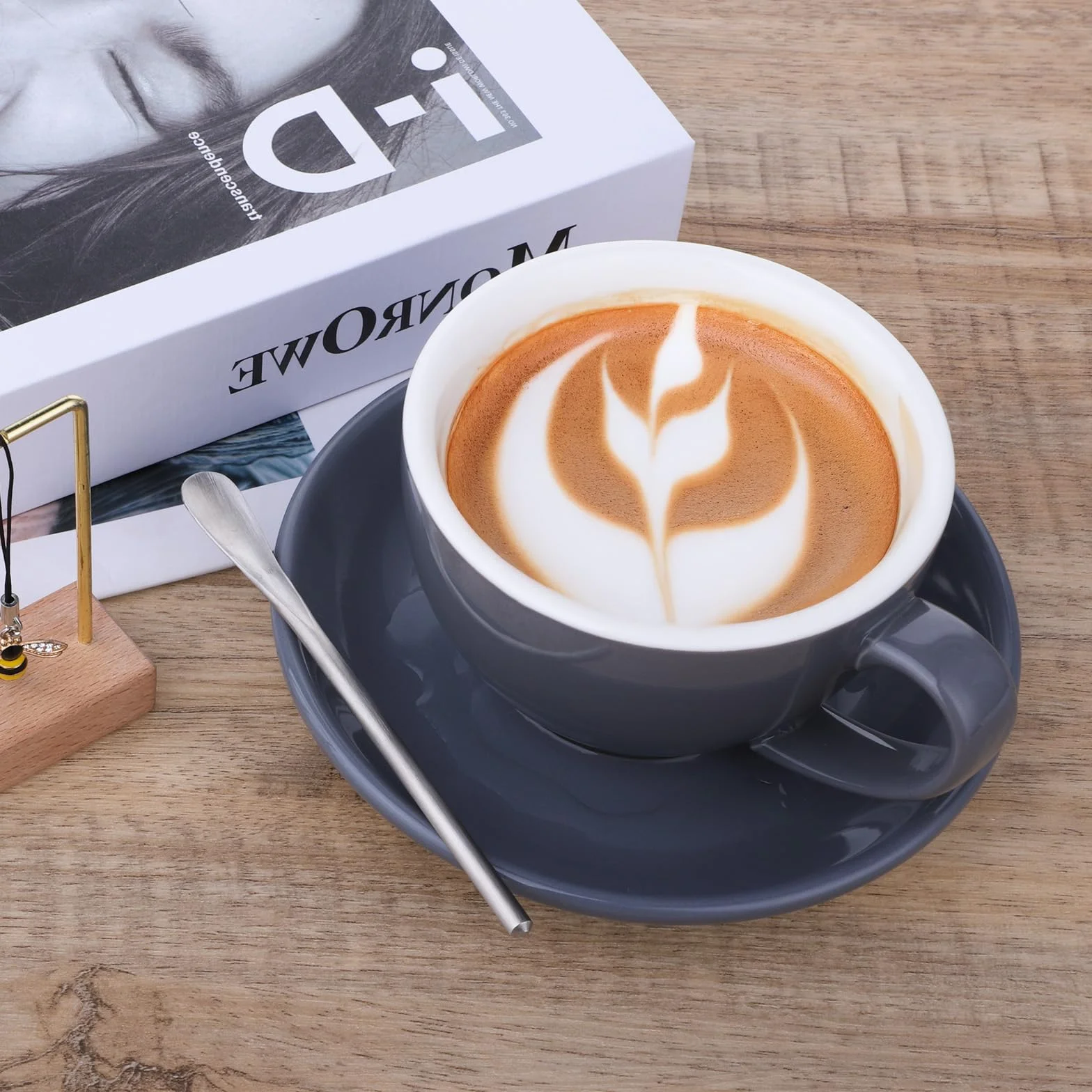 6 sztuk małych łyżeczek do espresso ze stali nierdzewnej, łyżeczki do espresso, kawa, mini srebrne, 13 cm, z długim uchwytem, do kuchni, baru i na imprezę