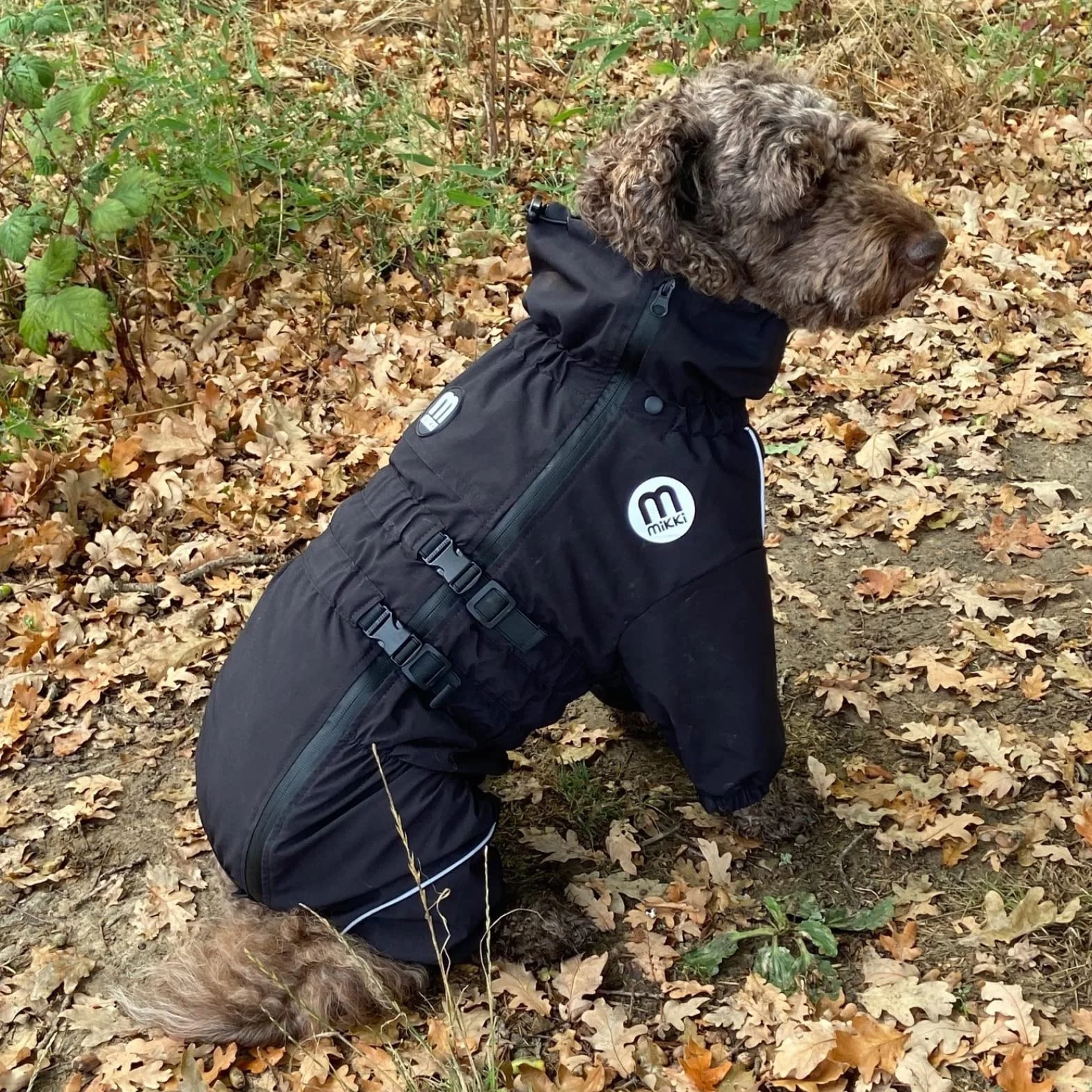Mikki Doodles Płaszcz przeciwdeszczowy dla psa wodoodporny wiatroszczelny rozmiar L