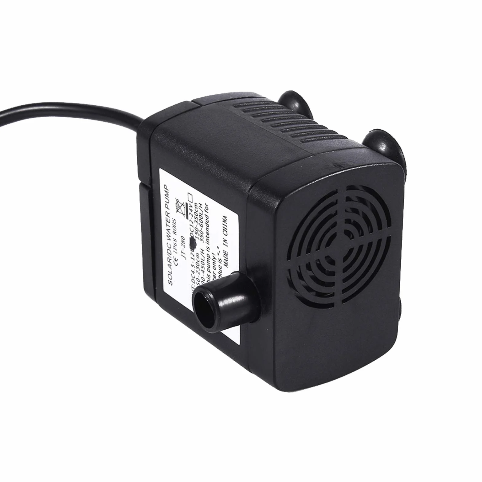 TOPINCN Pompa zatapialna mini fontanna DC12V do akwarium i stawu