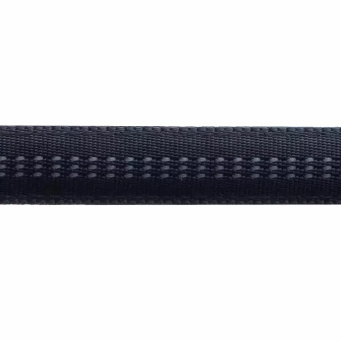 HAPPET Soft Style szelki dla psa L regulowane 34–59 cm odblaskowe nylonowe czarne