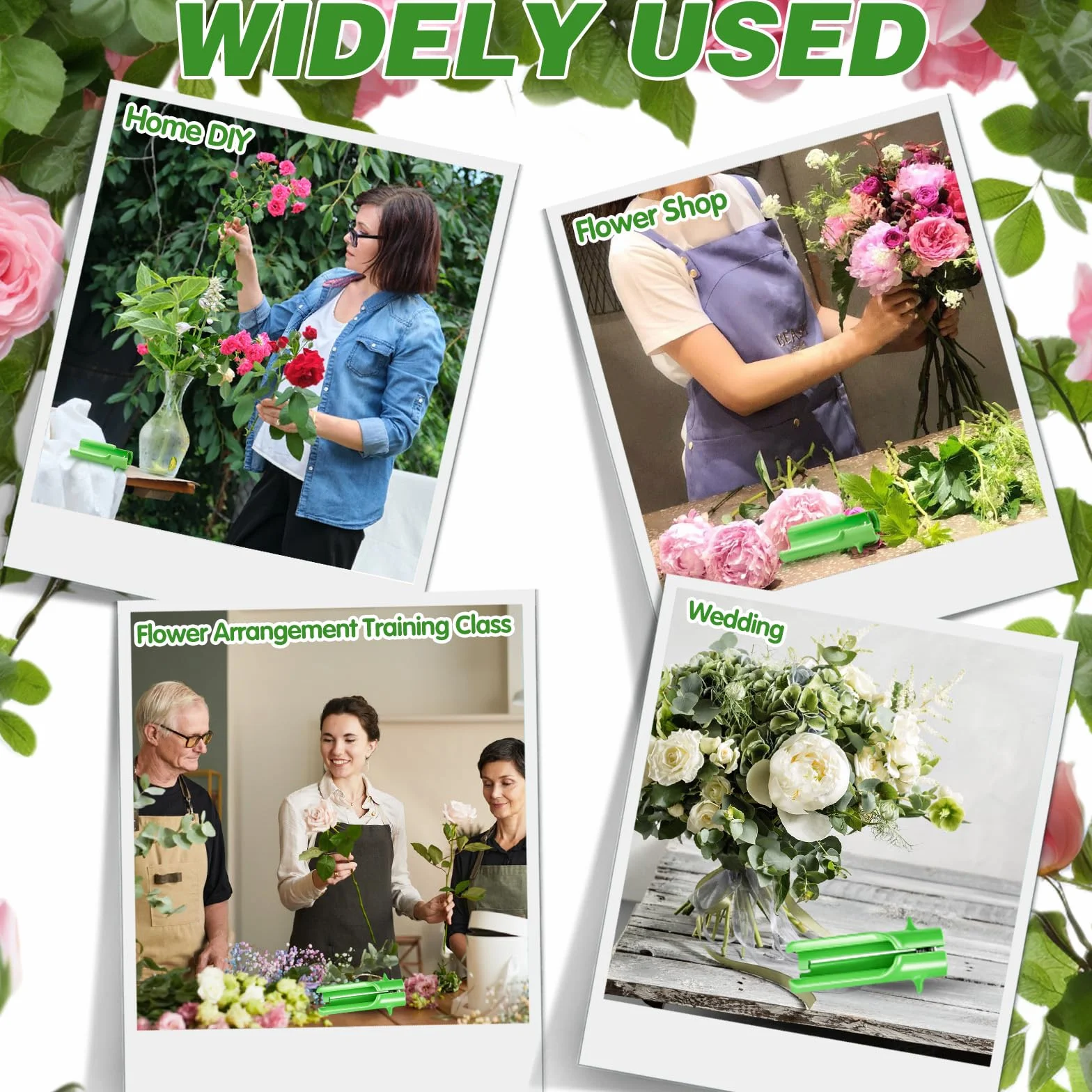 Narzędzie do usuwania kolców róży narzędzie do usuwania kolców narzędzie do usuwania liści narzędzie do czyszczenia kwiatów nóż kwiaciarnia ogrodnictwo aranżacje kwiatowe czyste łodygi zielone nowe