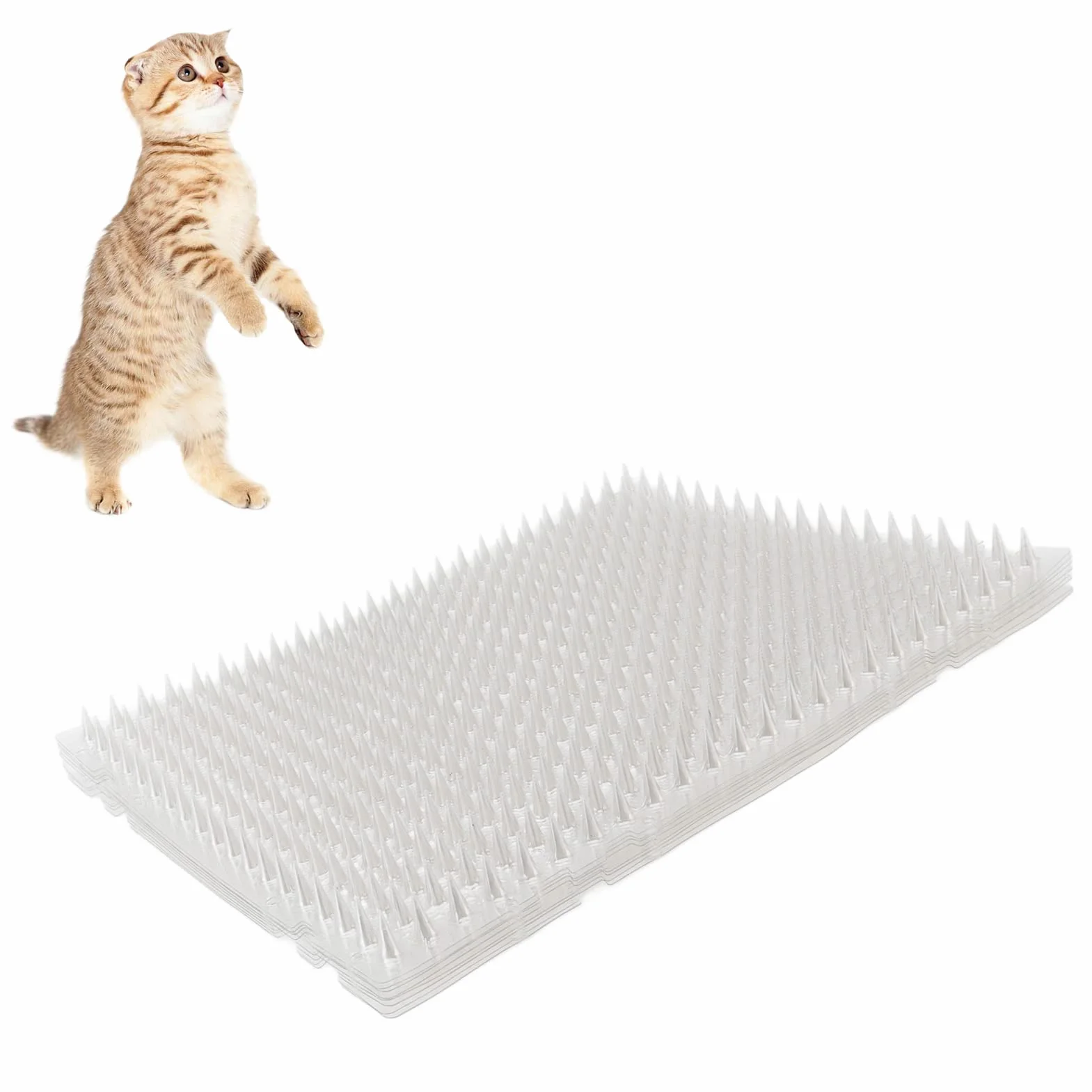 Odstraszacz Kotów Scat Mat Cat Scratch Mata Treningowa na Zewnątrz 8 Sztuk