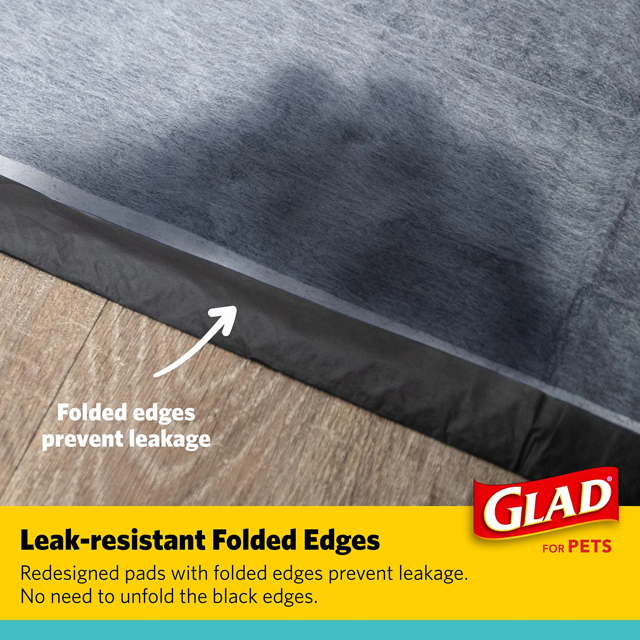 Glad Podkłady Wodoodporne Grafitowy 44,5 x 59,7 cm 120 Sztuk