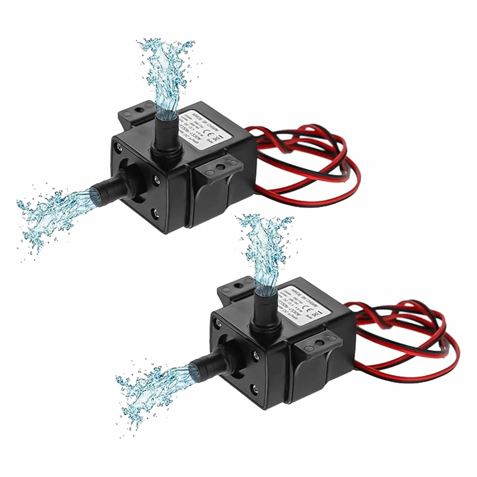 Mini pompa wodna bezszczotkowa DC 12 V 4,8 W 240 l/h do akwarium fontanna 8 mm