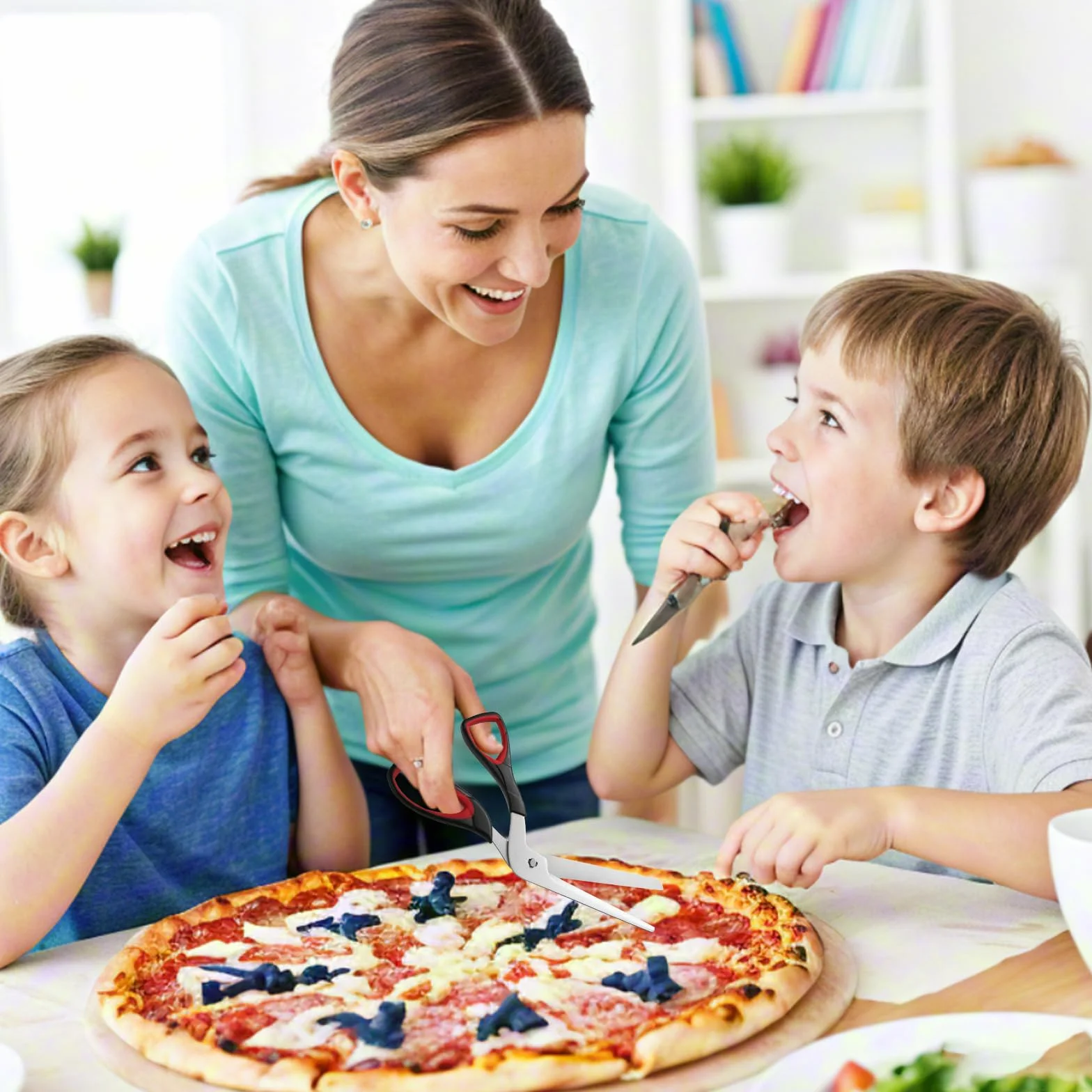 Nożyce do pizzy nożyczki do pizzy można myć w zmywarce nożyczki do pizzy,łatwe w użyciu, wygodne