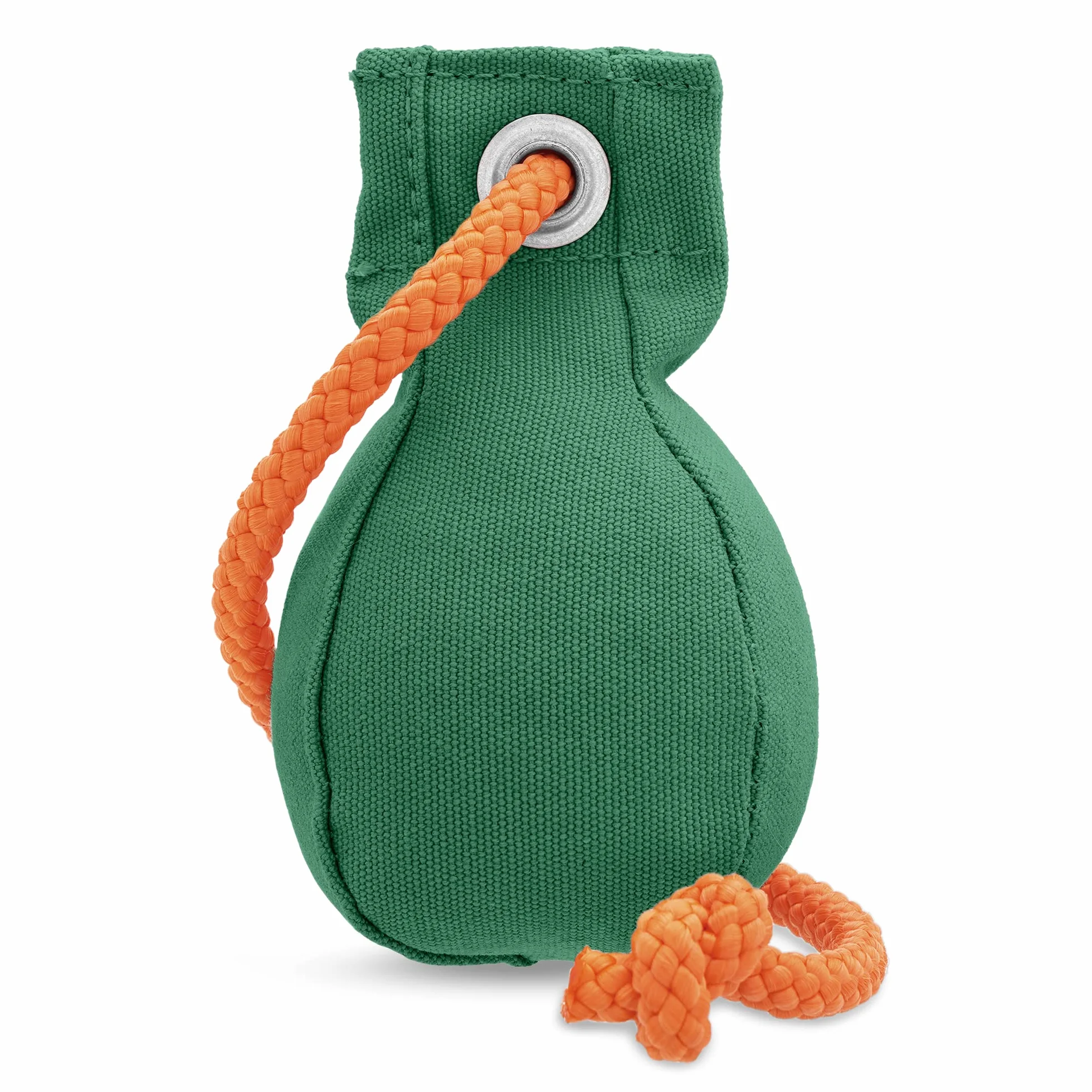 Dummyball 150 g | wytrzymały materiał | unoszący się | bardzo długa linka do rzucania | idealna do treningu apportacji | szkola możliwości wyszukiwania i oznaczania (zielona)