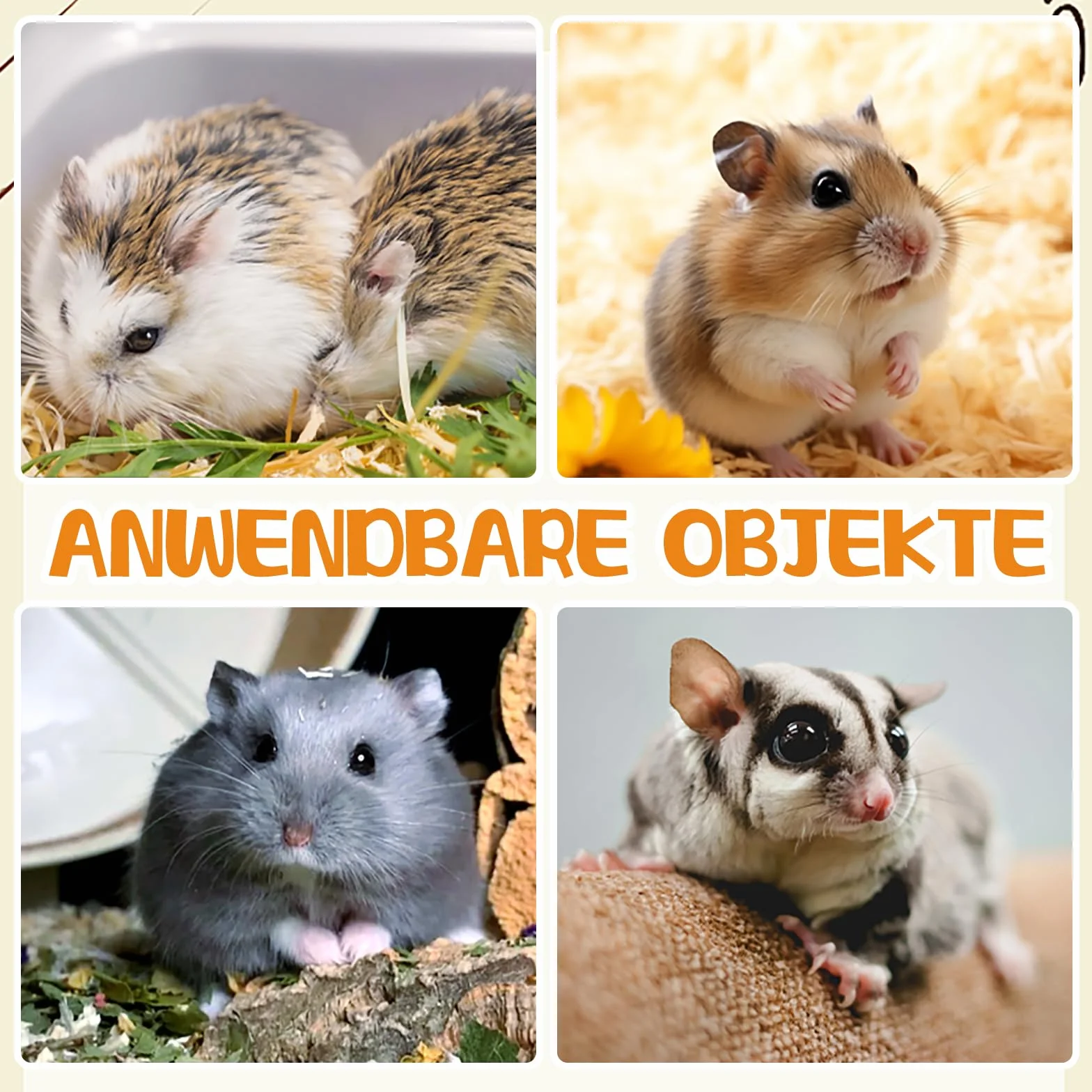 Koło dla chomika, 24 cm, ciche koło z podwójnymi łożyskami, z regulacją wysokości, przezroczyste koło biegowe dla chomików karłowatych, myszy, szynszyli, lemingów