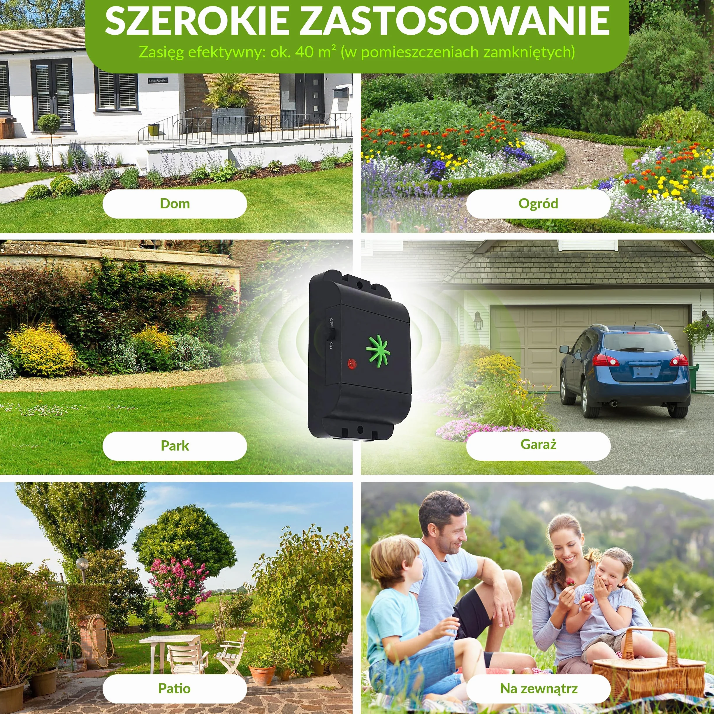 ISOTRONIC Ultradźwiękowy odstraszacz kotów i psów, 3 sztuki, wodoodporny, wysoka częstotliwość