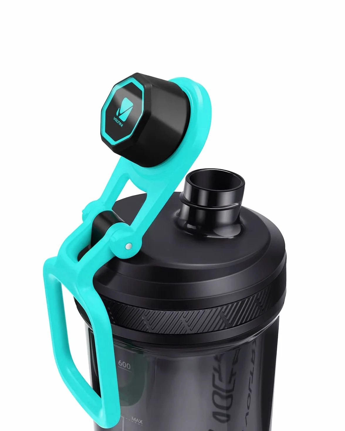 VOLTRX Shaker Bottle Gallium USB C Akumulatorowy elektryczny mikser proteinowy,kubki do koktajli proteinowych i koktajli zastępczych posiłków,bez BPA,wykonana z tritanu，700ml