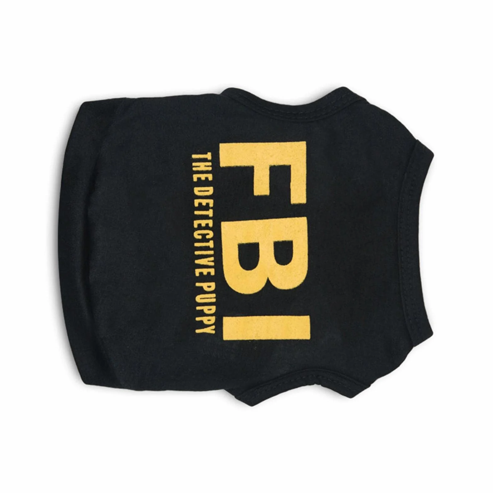 Koszulka dla psa JINGLING ze wzorem FBI bawełniana letnia rozmiar S-L