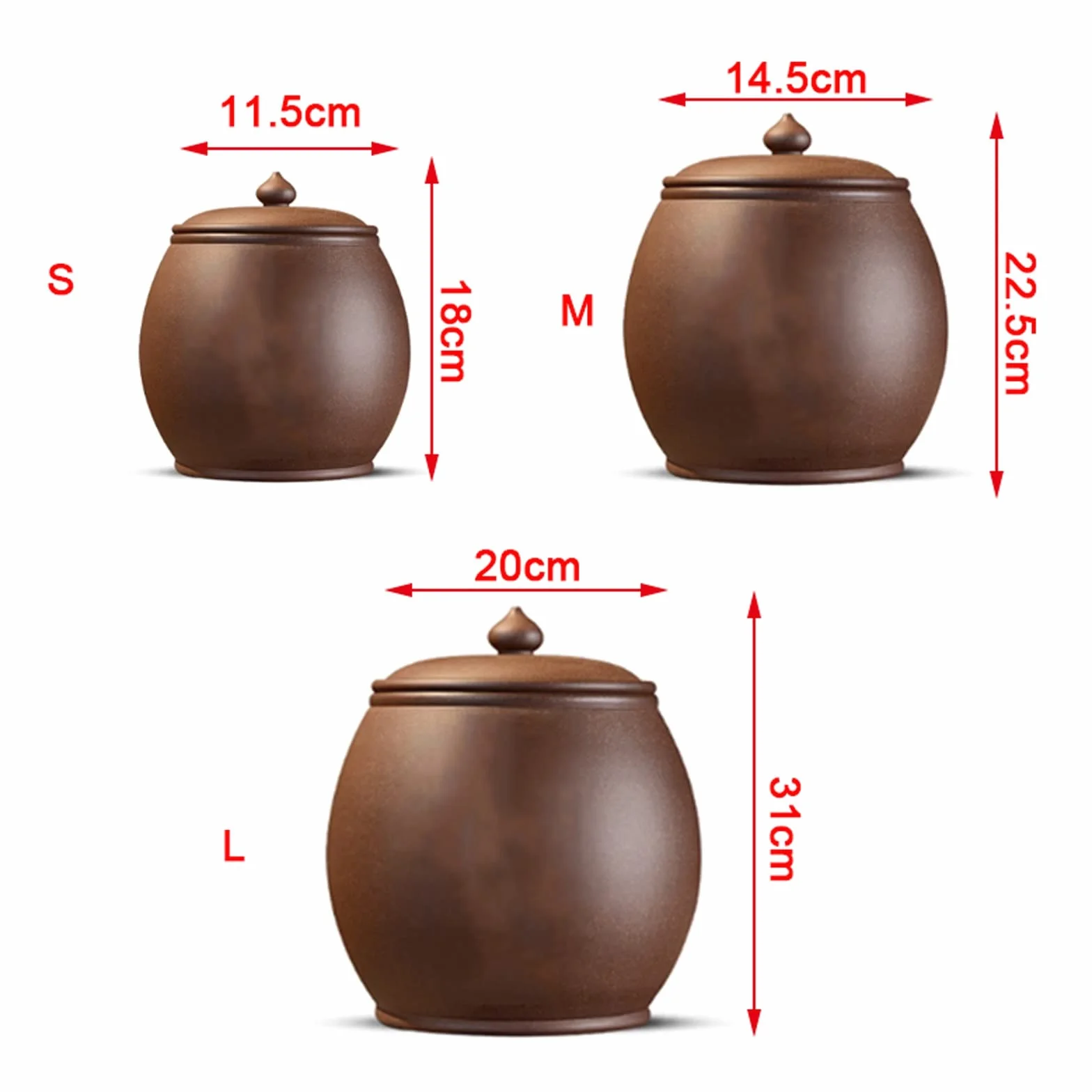 Dzbanek na herbatę Chiński fioletowy piasek puszki na herbatę w kolorze khaki, ceramiczny, szczelny zbiornik do przechowywania ze wzorem lotosu, do utrzymania suchości i przechowywania luźnych liści