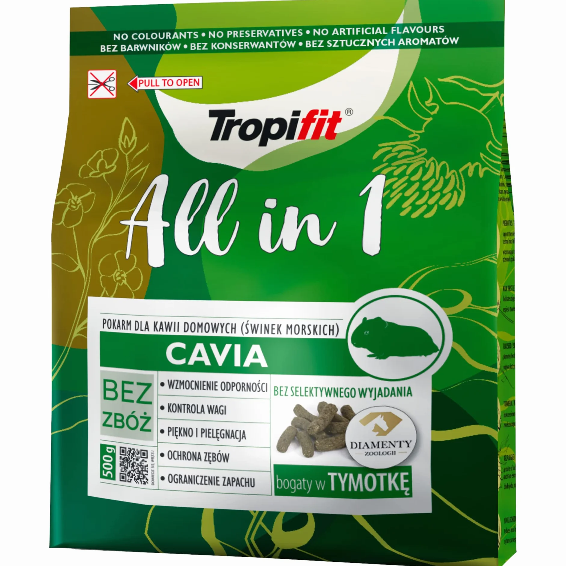 Tropifit 50622 All in 1 Cavia - karma dla kawii domowych (świnek morskich)