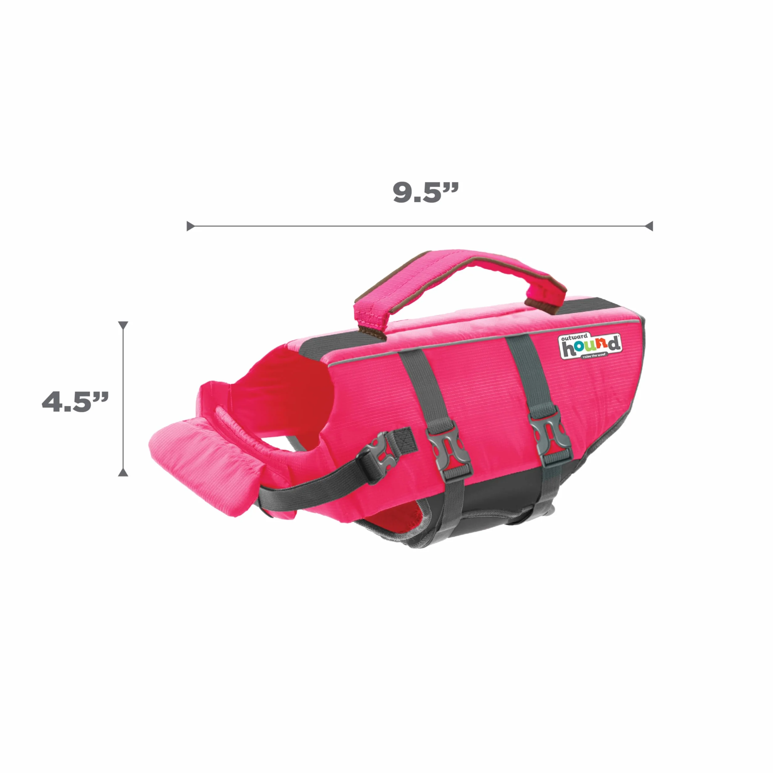 Outward Hound Granby Splash różowa kamizelka ratunkowa dla psa, XS