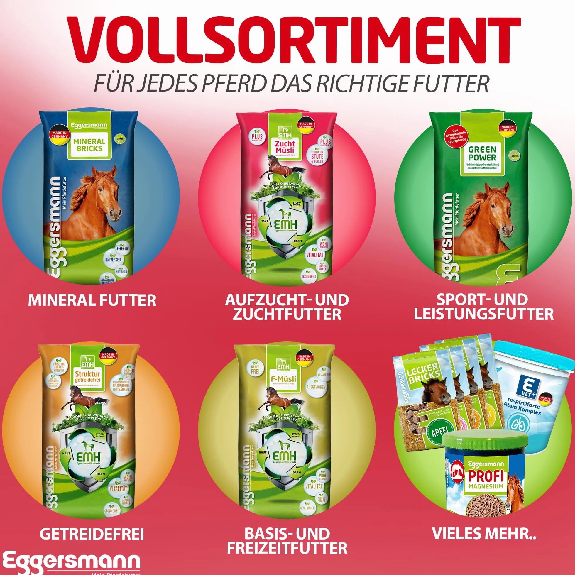 Eggersmann magnez uzupełniająca karma dla koni puszka 1 kg