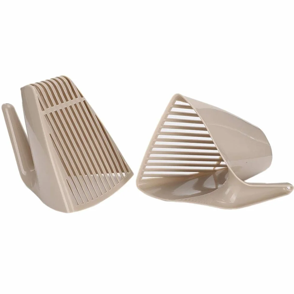 Łopata do żwirek dla kota plastikowa narzędzie do czyszczenia piasku z uchwytem 16 x 13 x 11 cm