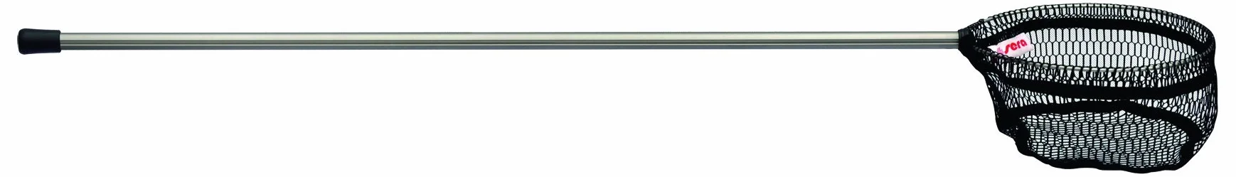 sera pond podbierak do ryb stawowych mały - średnica siatki 20 cm długość całkowita 120 cm średnica trzonka 15 mm oczka siatkowe 5 x 10 mm