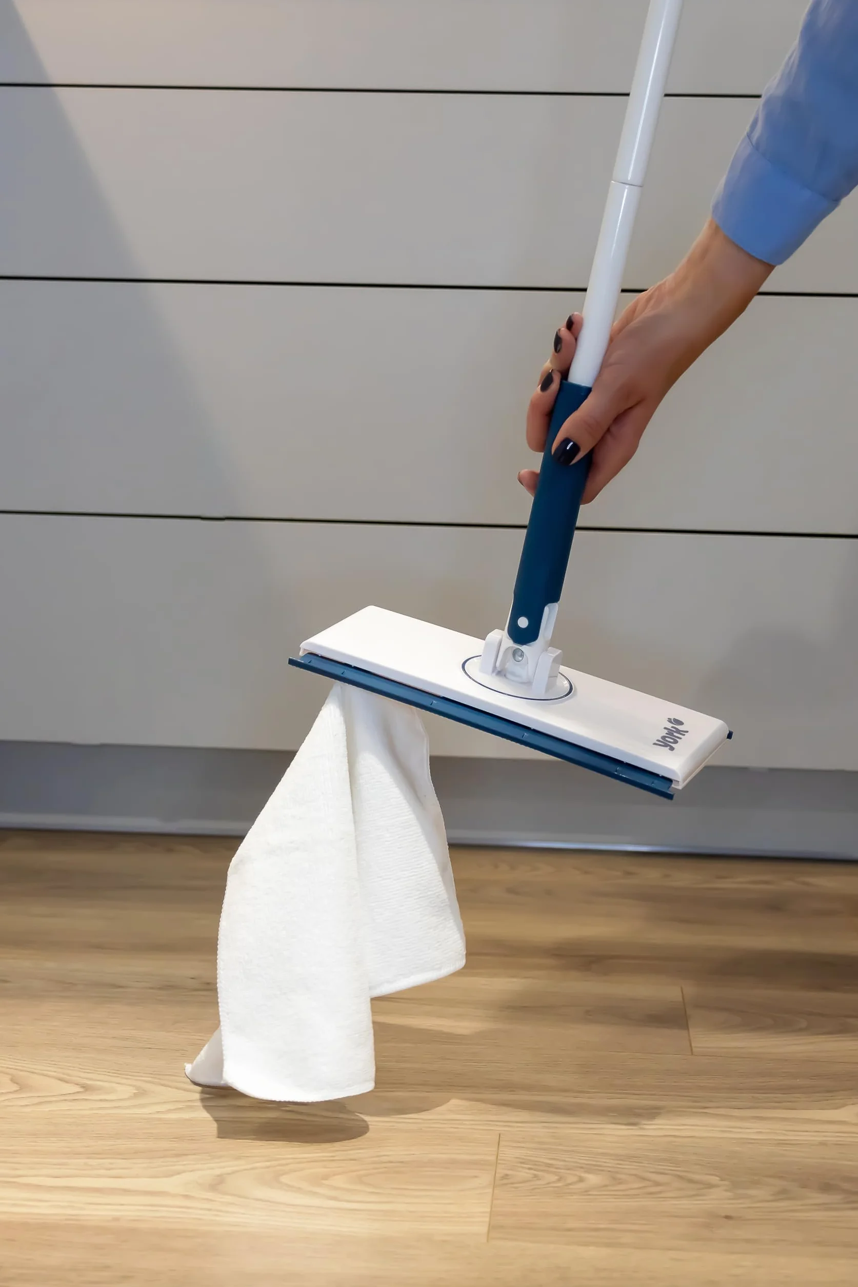 York Snappy mop do podłogi ze ściereczką z mikrofibry 360 przegub obrotowy mop płaski mop czyszczenie czyszczenie