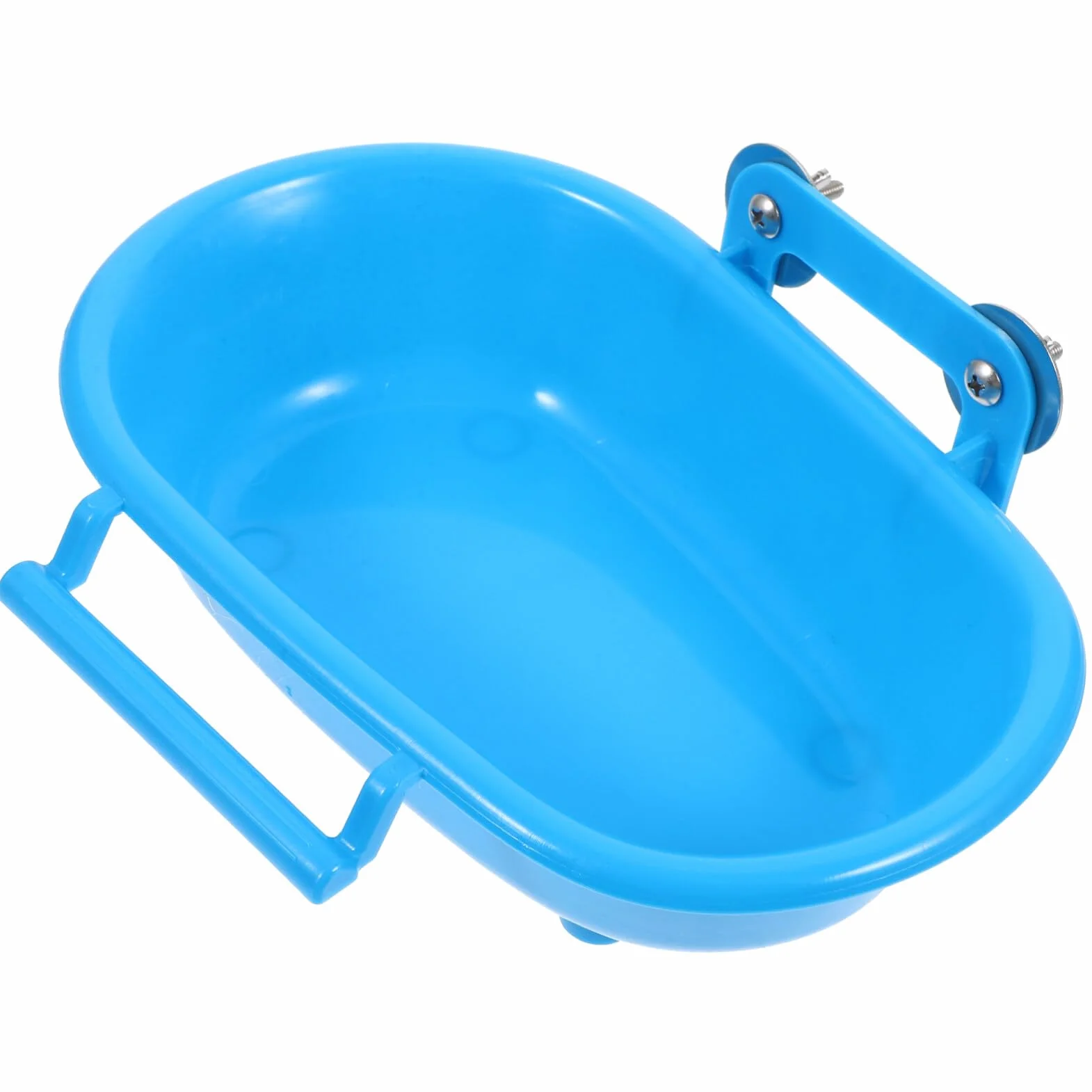 INOOMP Wanna Do Kąpieli Dla Ptaków z Wieszakiem Plastikowa Wanna Dla Papug Akcesoria Do Klatki Dla Małych Ptaków Bezpieczny i Praktyczny Basen Kąpielowy Dla Kanarków