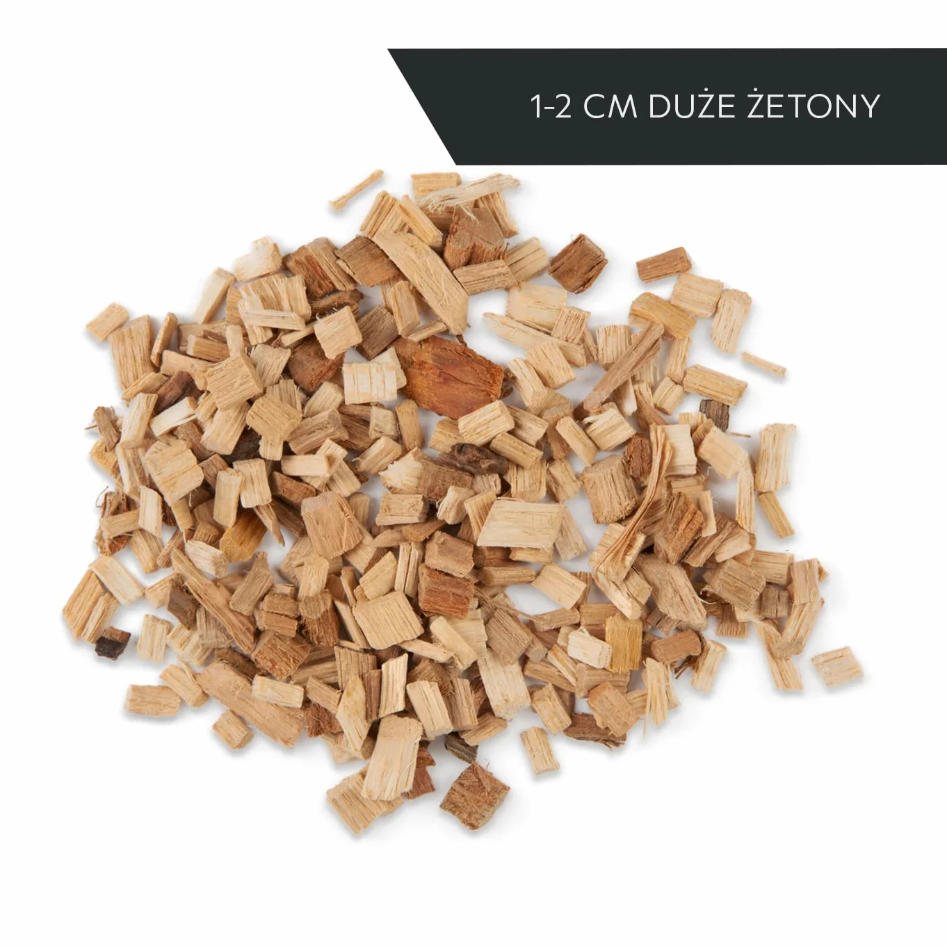 Chipsy wędzarnicze premium Hickory 1 kg worek 100% naturalne drewno hikory – wióry wędzarnicze dla mocnego smaku wędzenia