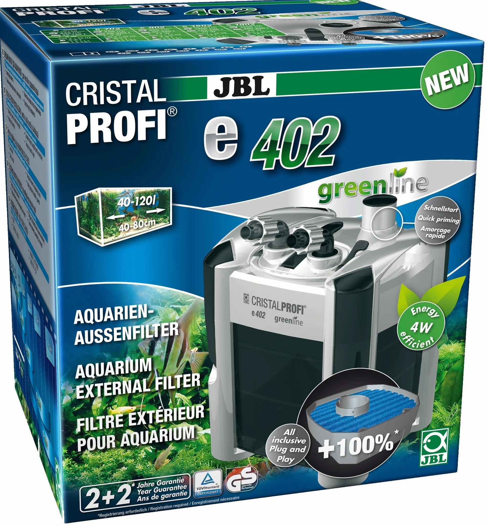Jbl Cristalprofi Filtr do Akwariów 40-120 litrów
