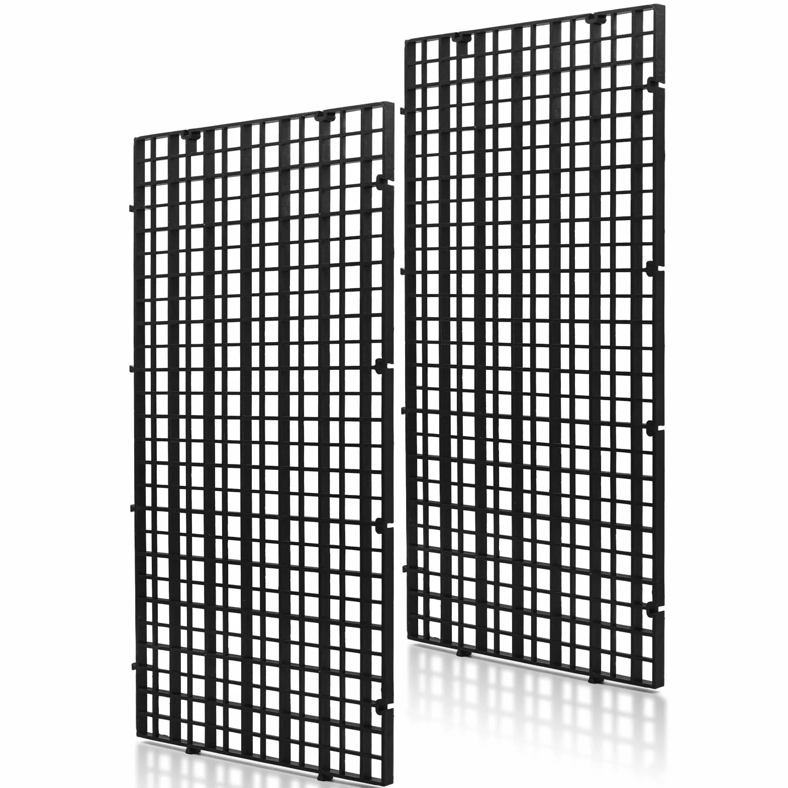 LINLAN plastikowa kratka do akwarium 15 x 30 cm czarna do Aquascaping