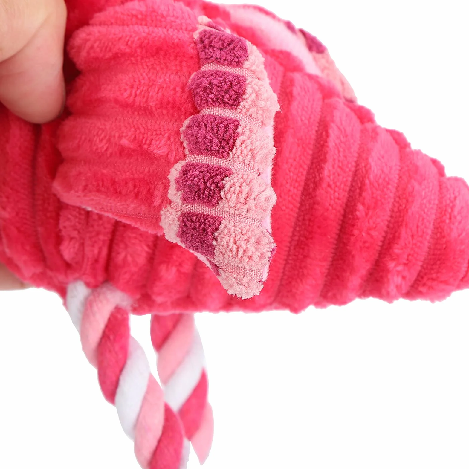 Flamingo Pluszowe Zabawki dla Psa Pies Skrzypiące Zabawki Ząbkowanie Pink Flamingo Piszcząca Lina Zabawki dla Psa Czyszczenie Zębów Akcesoria do Gry