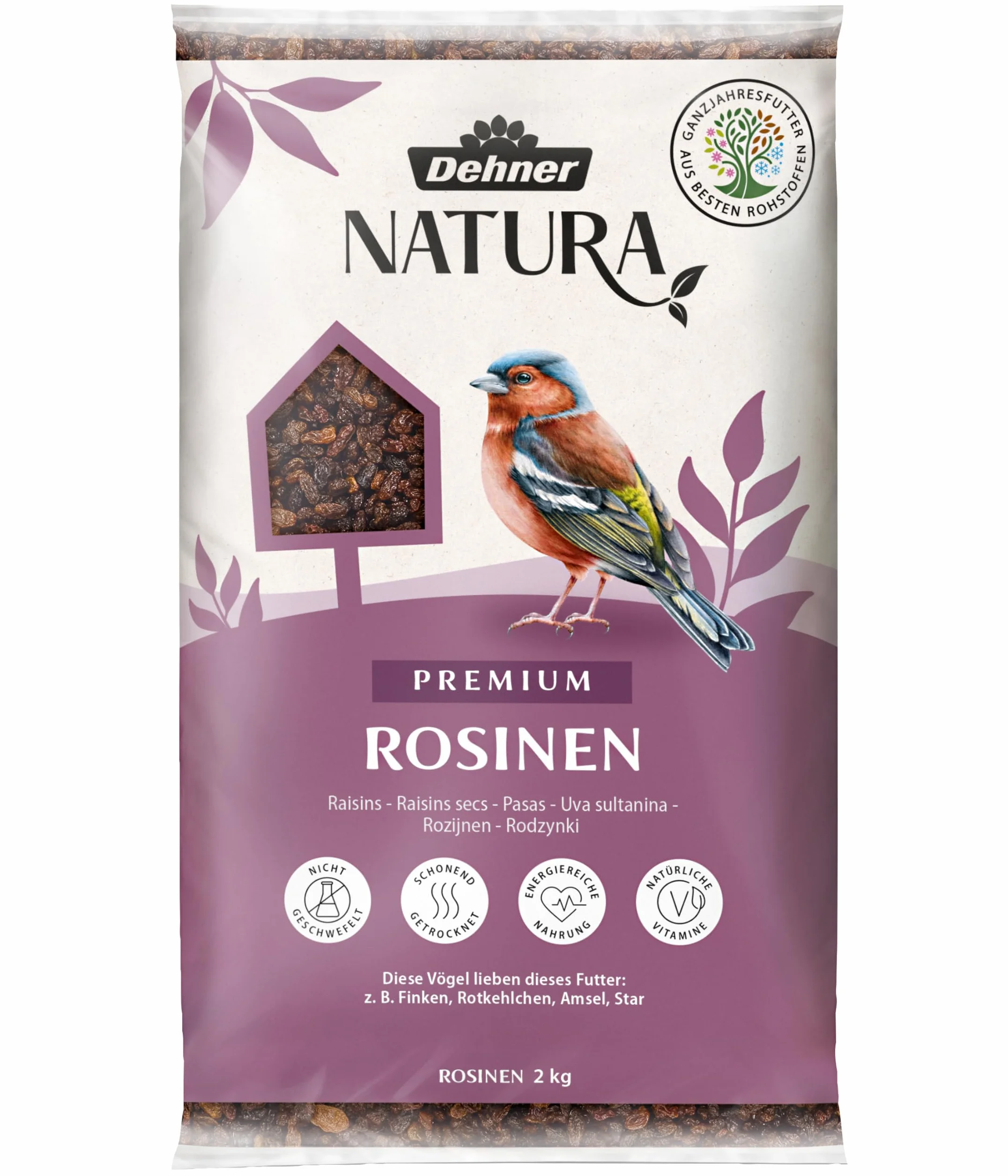 Dehner Natura karma dla dzikich ptaków 2 kg