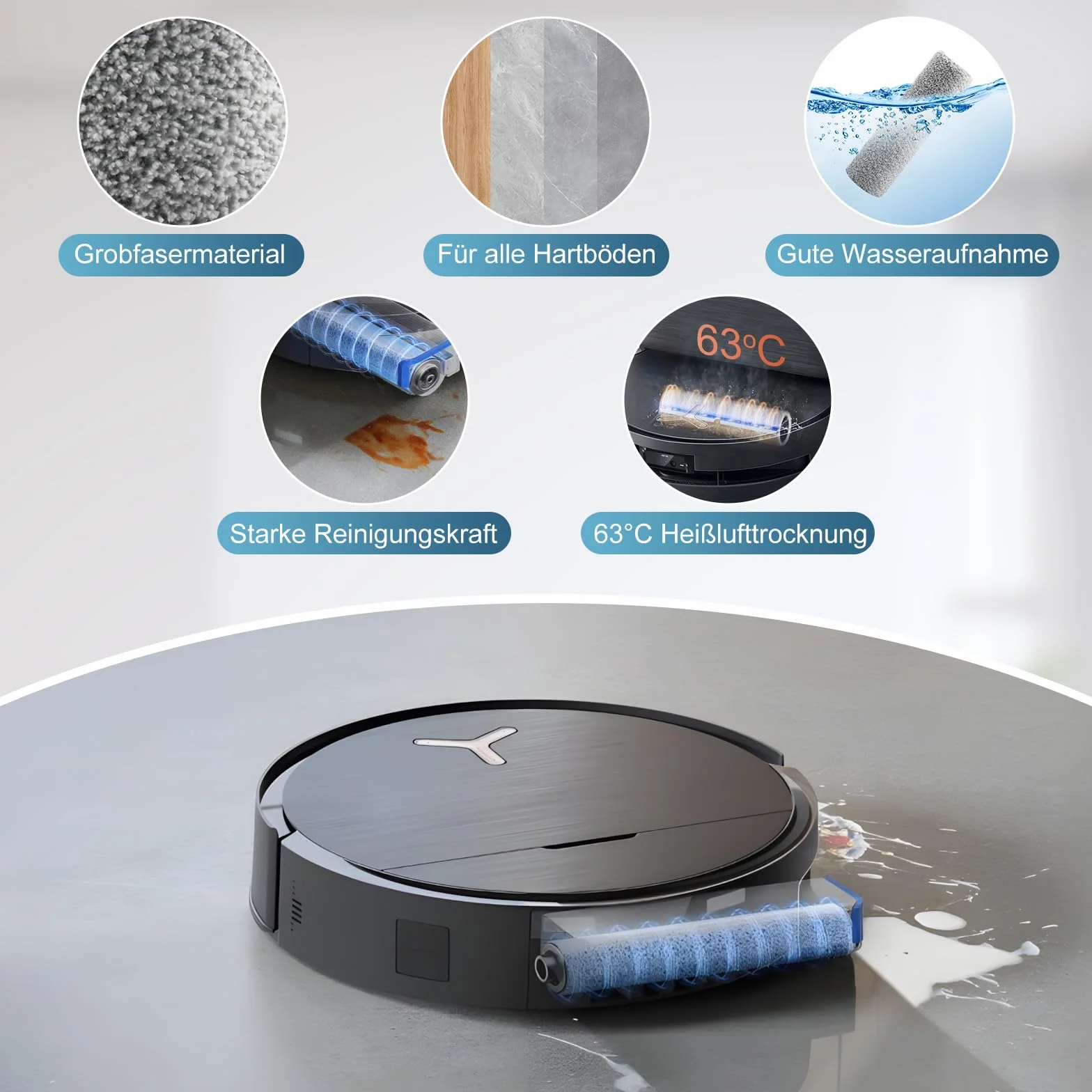 17 sztuk akcesoriów do robota odkurzającego ECOVACS DEEBOT X9 PRO Omni / X11 PRO Omni / T80S Omni, 4 worki do odkurzacza 4 szczotki boczne, 4 filtry, 1 szczotka główna, 2 wałek do wycierania, 1