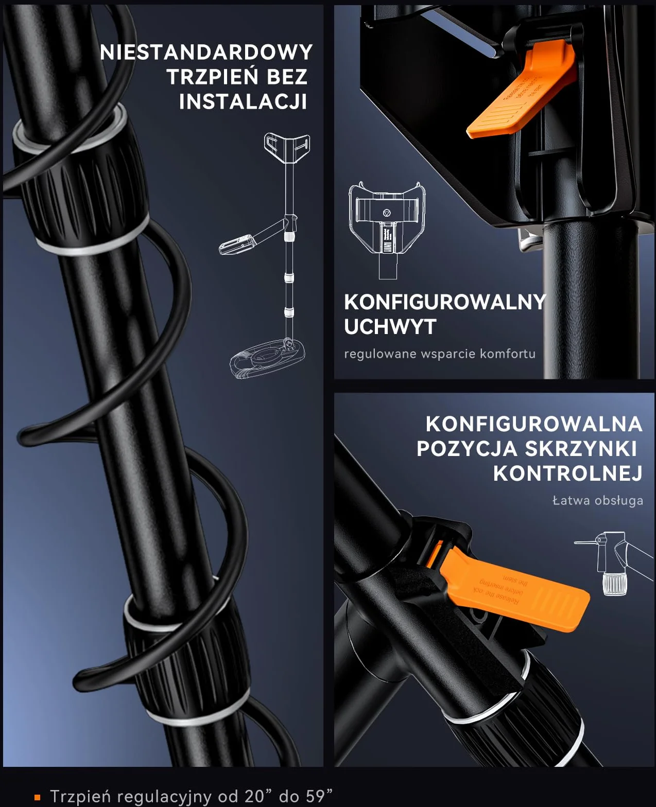 SUNPOW wykrywacz metali 2025 – 5 trybów dla dorosłych, pinpointer, wodoodporna cewka IP68 30 cm, 2× wyświetlacz HD-LCD, chip DSP, regulowany trzpień, spiralna konstrukcja, kompletny zestaw