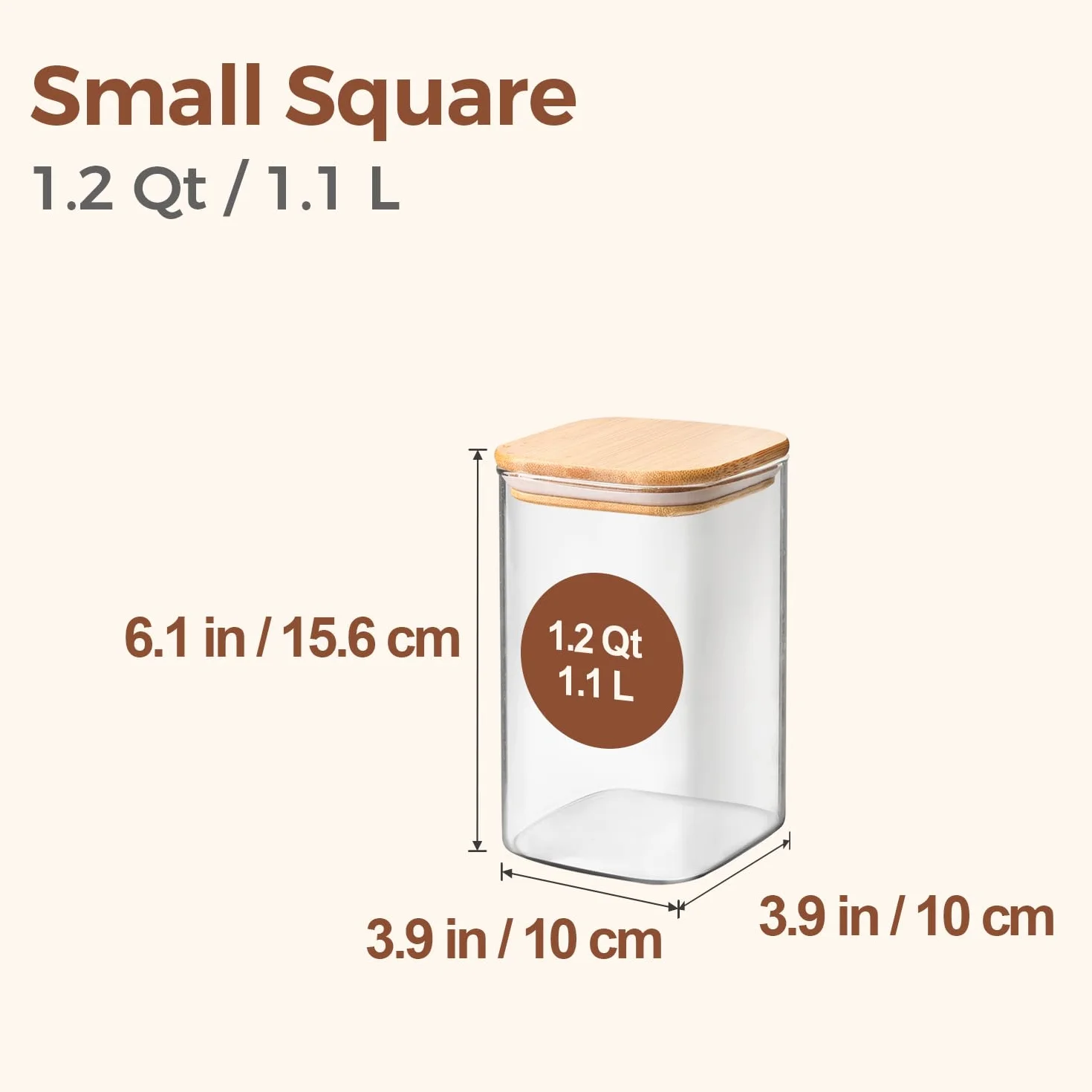 Comsaf Słoiki do Przechowywania, Szklane Słoiki z Bambusowymi Pokrywkami, 1100 ml, Zestaw 9 Sztukik, Odpowiedni do Ciecierzyca, Cukier Biały, Słodka Papryka W Proszku
