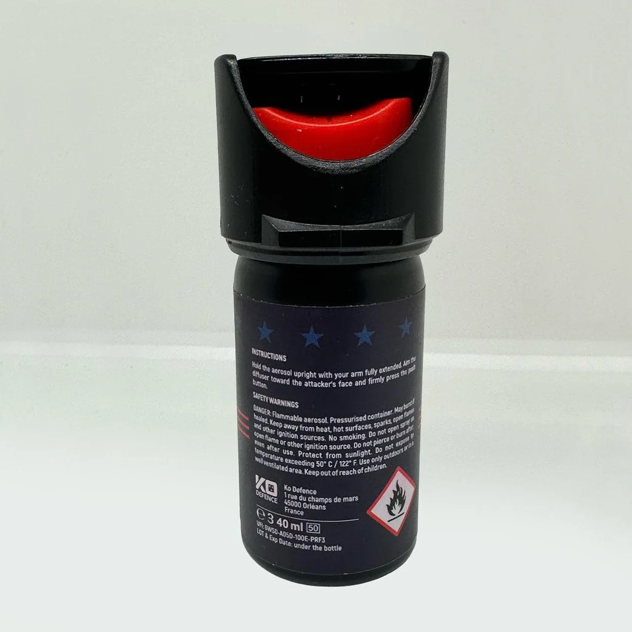 KO Defense 40ml ekspansywny żel piankowy Zasięg 4 metrów