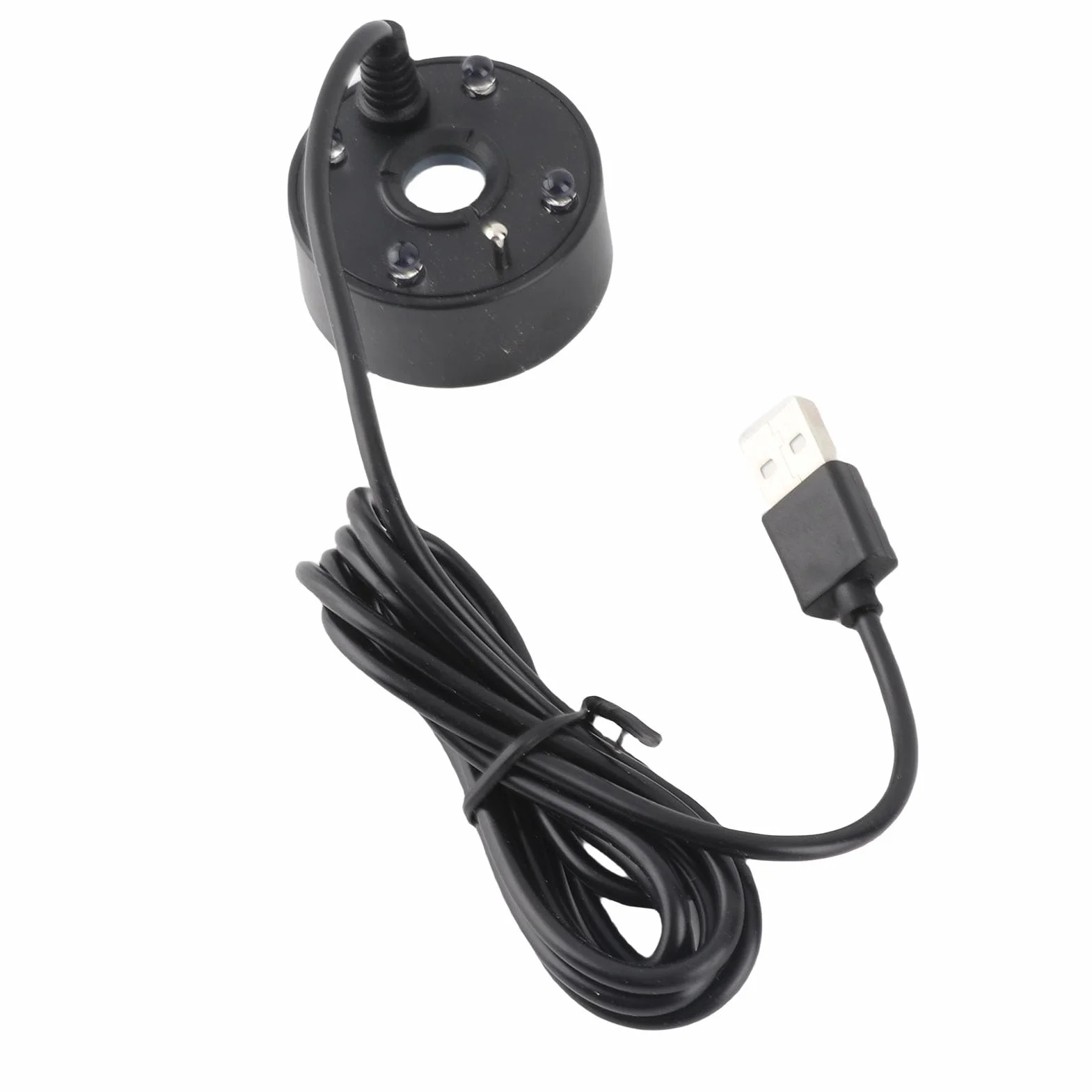 Technologia Ultra Sound Mist Maker Fogger, Zasilany Przez USB, Kolorowe Diody LED, Halloweenowa Atmosfera dla Fontann, Akwariów (TOPINCNbinzu3pxsr-12)
