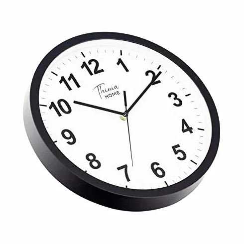 Zegary ścienne Klasyczny zegar ścienny z białą tarczą zegar ścienny nowoczesny design do salonu sypialni wystrój domu .Ozdobny zegar ścienny.