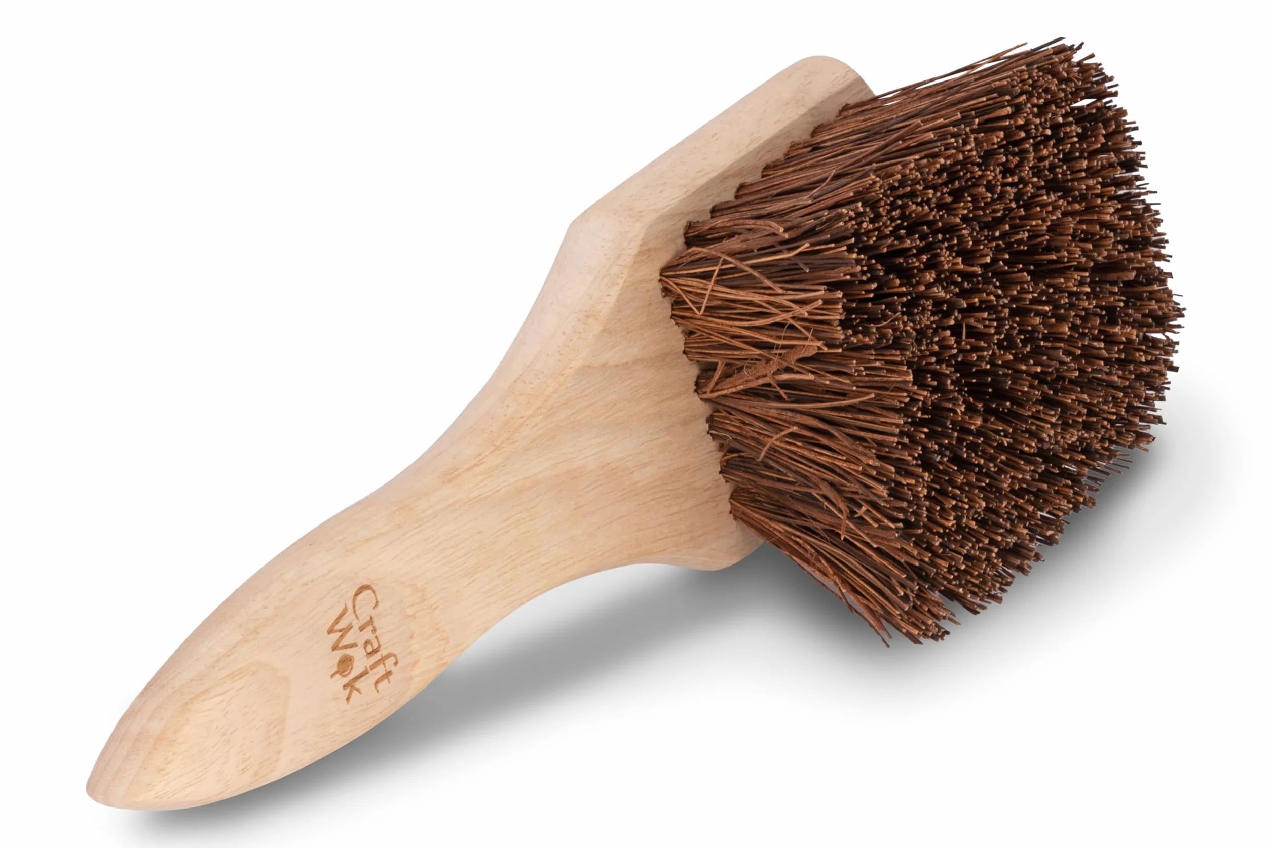 Craft Wok Drewniana kwadratowa szczotka do czyszczenia woka/szorująca / 732W8-F