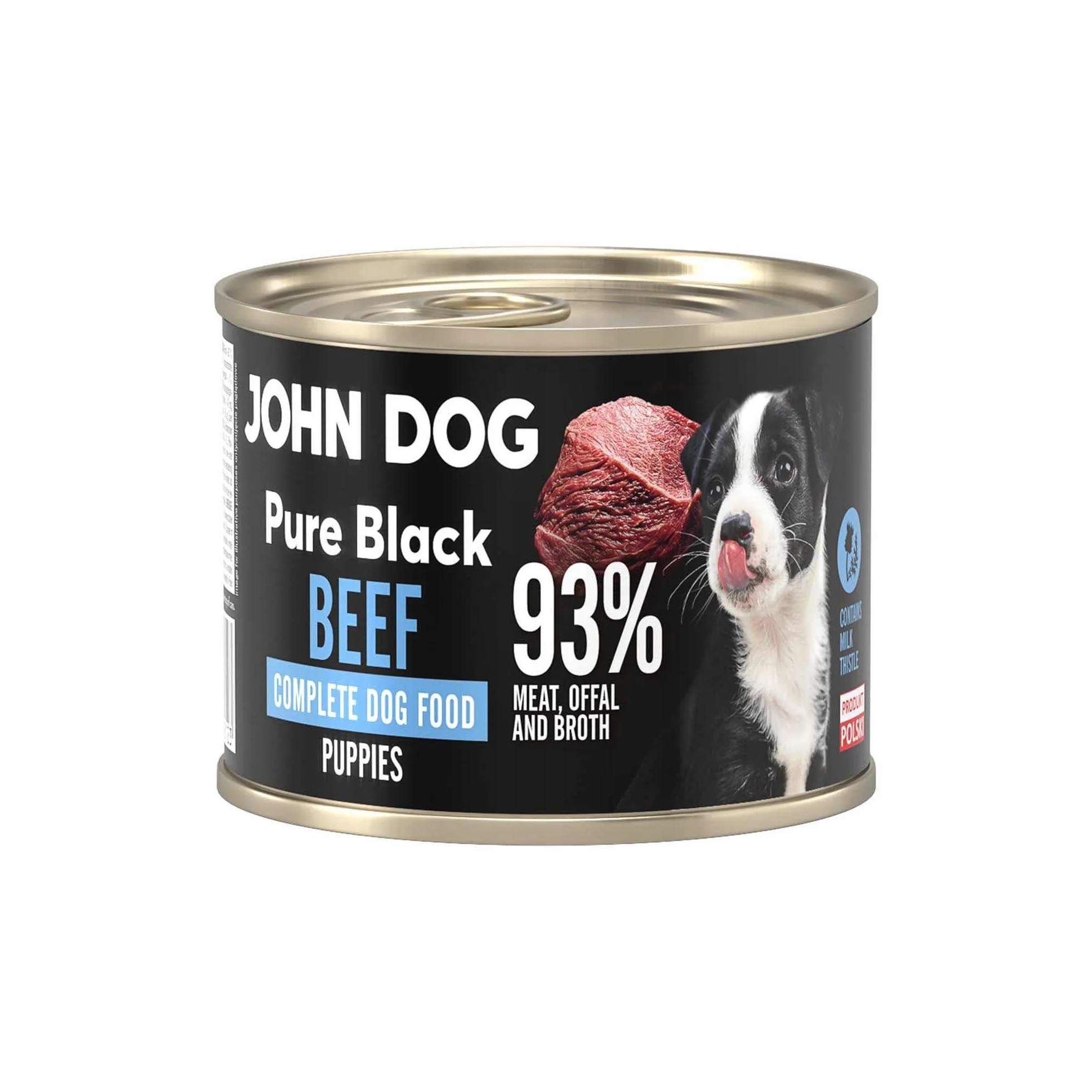 JOHN DOG KARMA MOKRA PURE BLACK SZCZENIAK WOŁOWINA 200g
