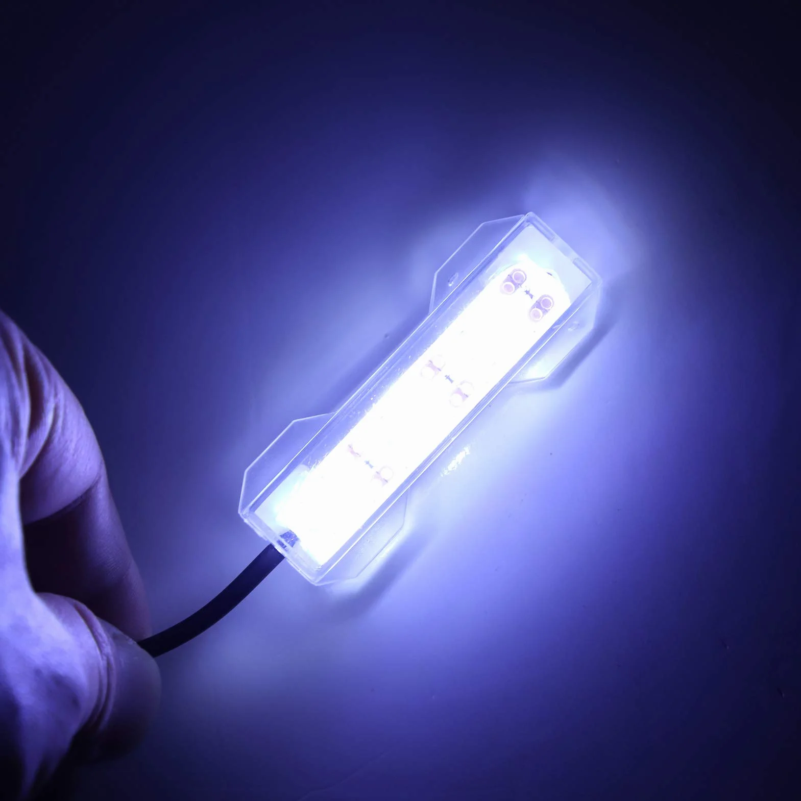 Oświetlenie LED Akwarium Małe Roślina Wodna Światło Pulpit Mini Dekoracja Miękka Lampa