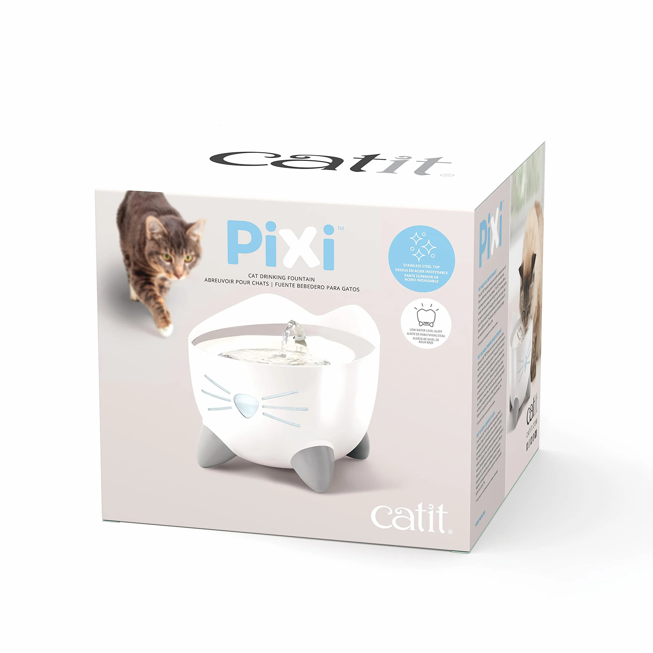 Catit PIXI fontanna dla kotów ze stali nierdzewnej