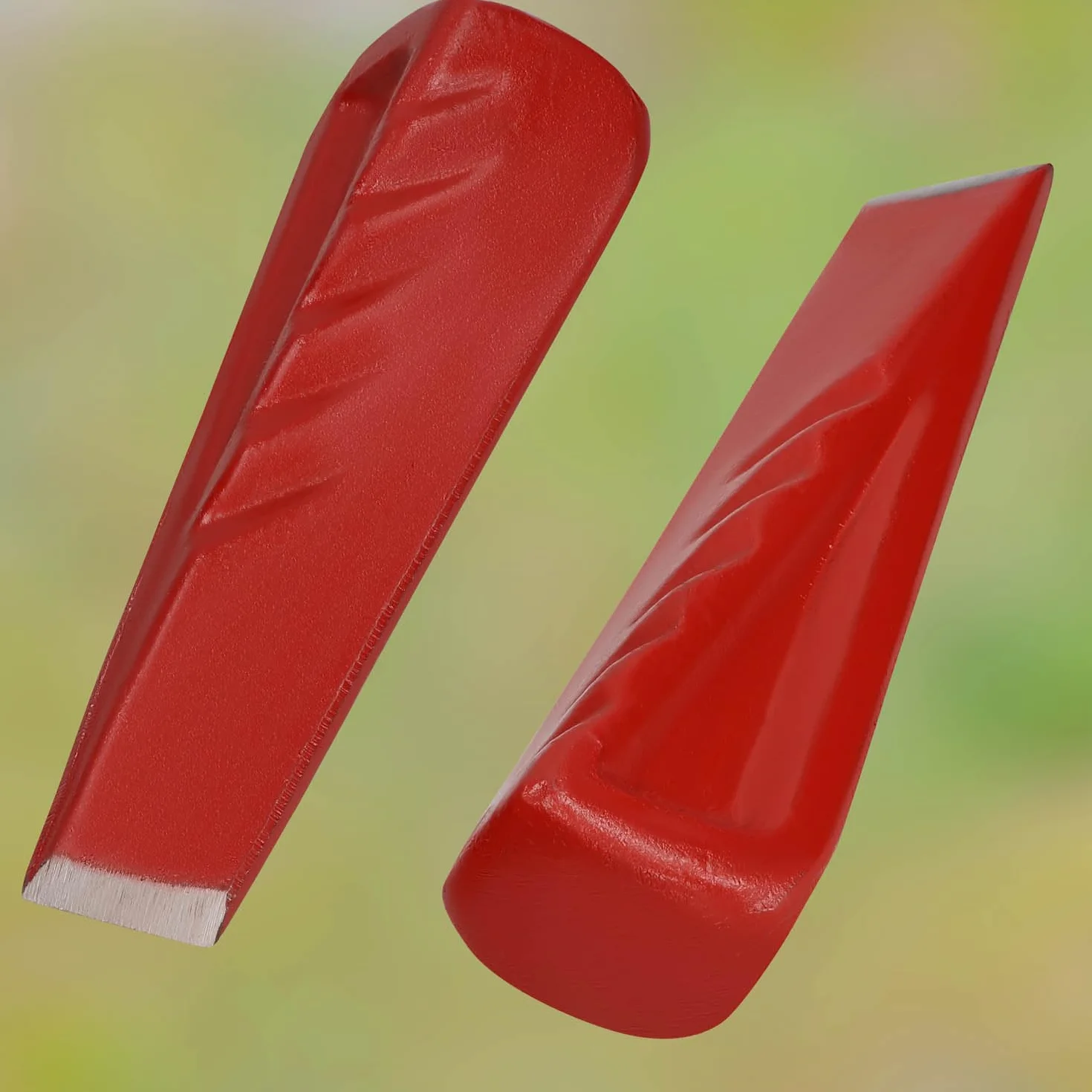 KOTARBAU® Klin rozłupujący z kutej stali 214 mm 2,2 kg Klin do rozłupywania granatu Klin do rozłupywania drewna Klin do rozłupywania kłód Klin do rozłupywania kłód Klin do ponownego ustawiania Klin do wbijania klina do rozłupywania drewna