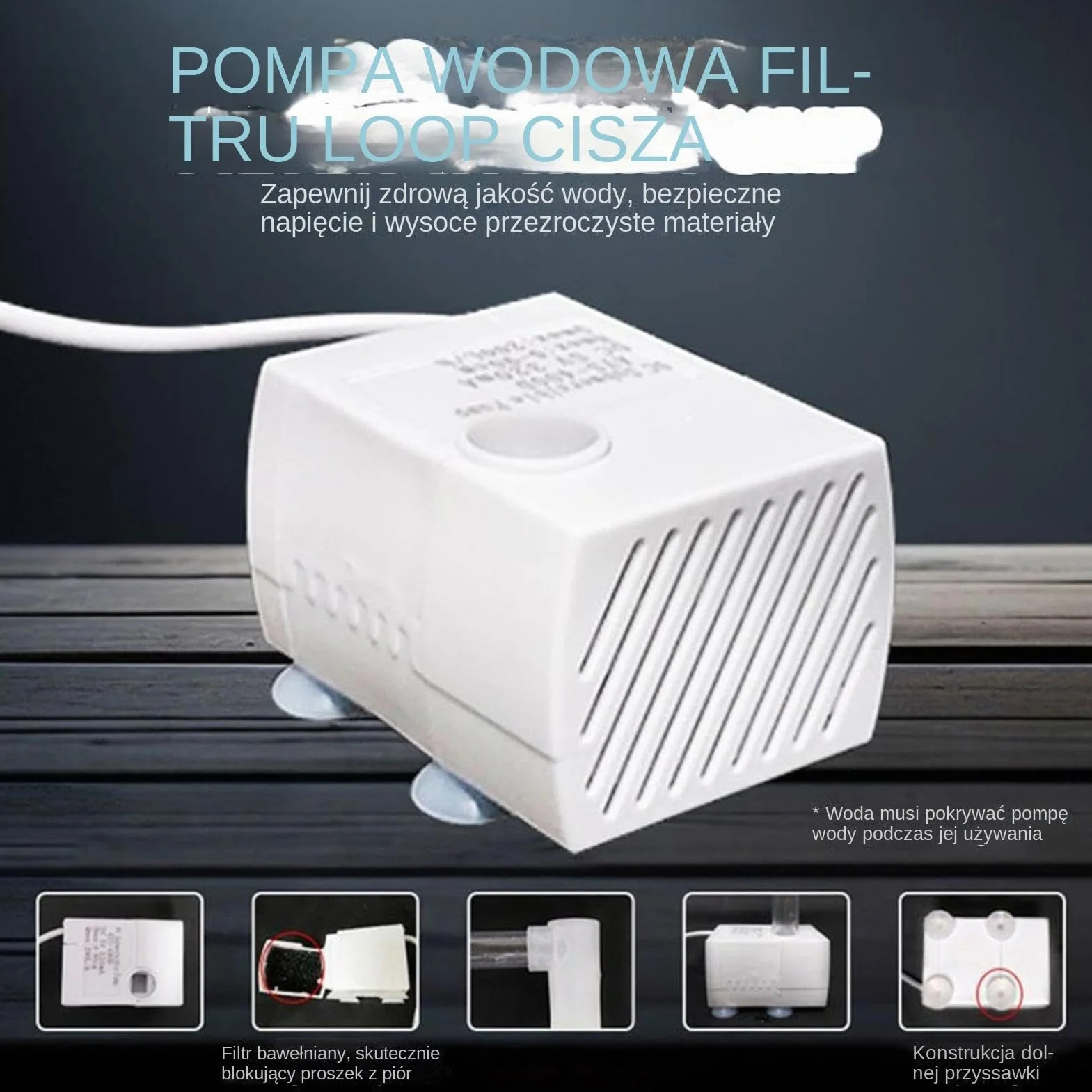 Elektryczna wanienka dla ptaków z regulatorem USB automatyczna