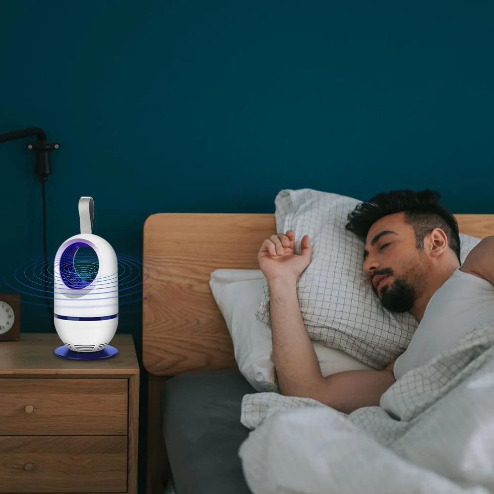 Elektryczna pułapka na owady, lampa owadobójcza owadów, owadobójca UV, elektryczna pułapka na komary, z USB, do użytku wewnątrz i na zewnątrz, elektryczna