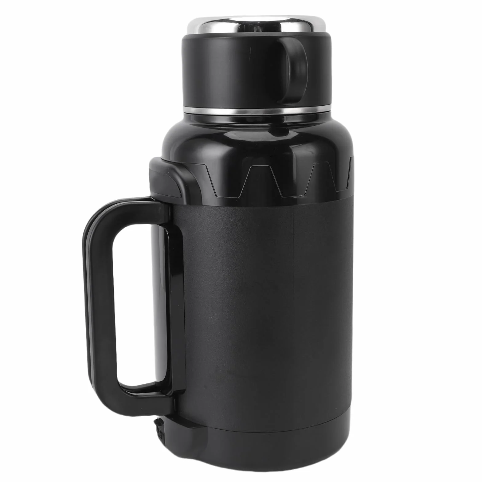 Yctze Czajnik Samochodowy 1500 Ml ze Stali Nierdzewnej 304 na Sucho z Czajnikiem Samochodowym, Przenośny Czajnik do Samochodu, Elektryczny 1500 Ml, Samochodowy ze Stali Nierdzewnej, Bojler, 304