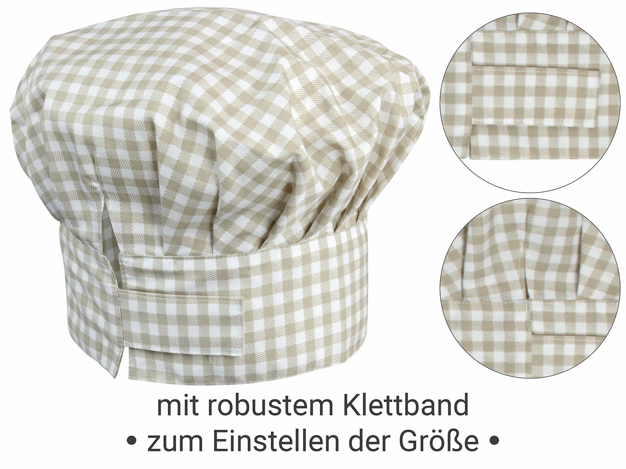 Kochmütze + Küchenschürze + Topfhandschuh für Kinder - 3teiliges Set 1428.2002,