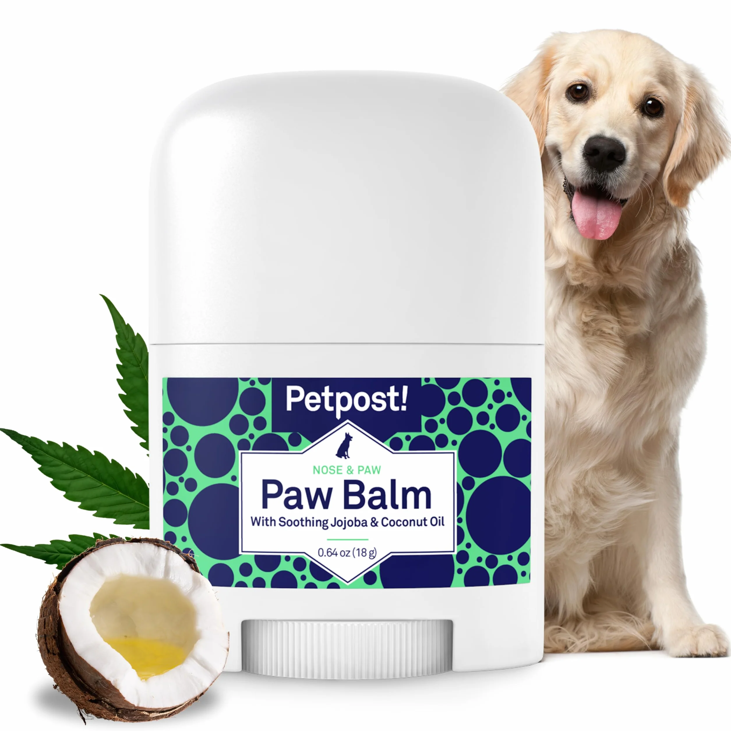 Petpost | Paw Balm for Dogs - Nourishing Cream Soothes Itchy, Dry Dog Paws with Moisturizing Ingredients - Organic Coconut Oil, Jojoba Oil, and Shea Butter
