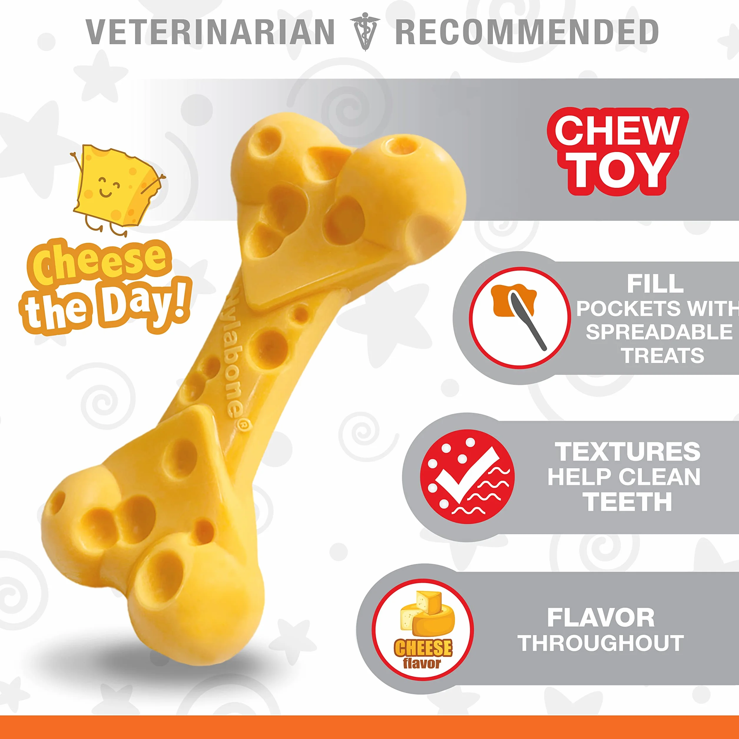Nylabone Zabawka, Żółty, M