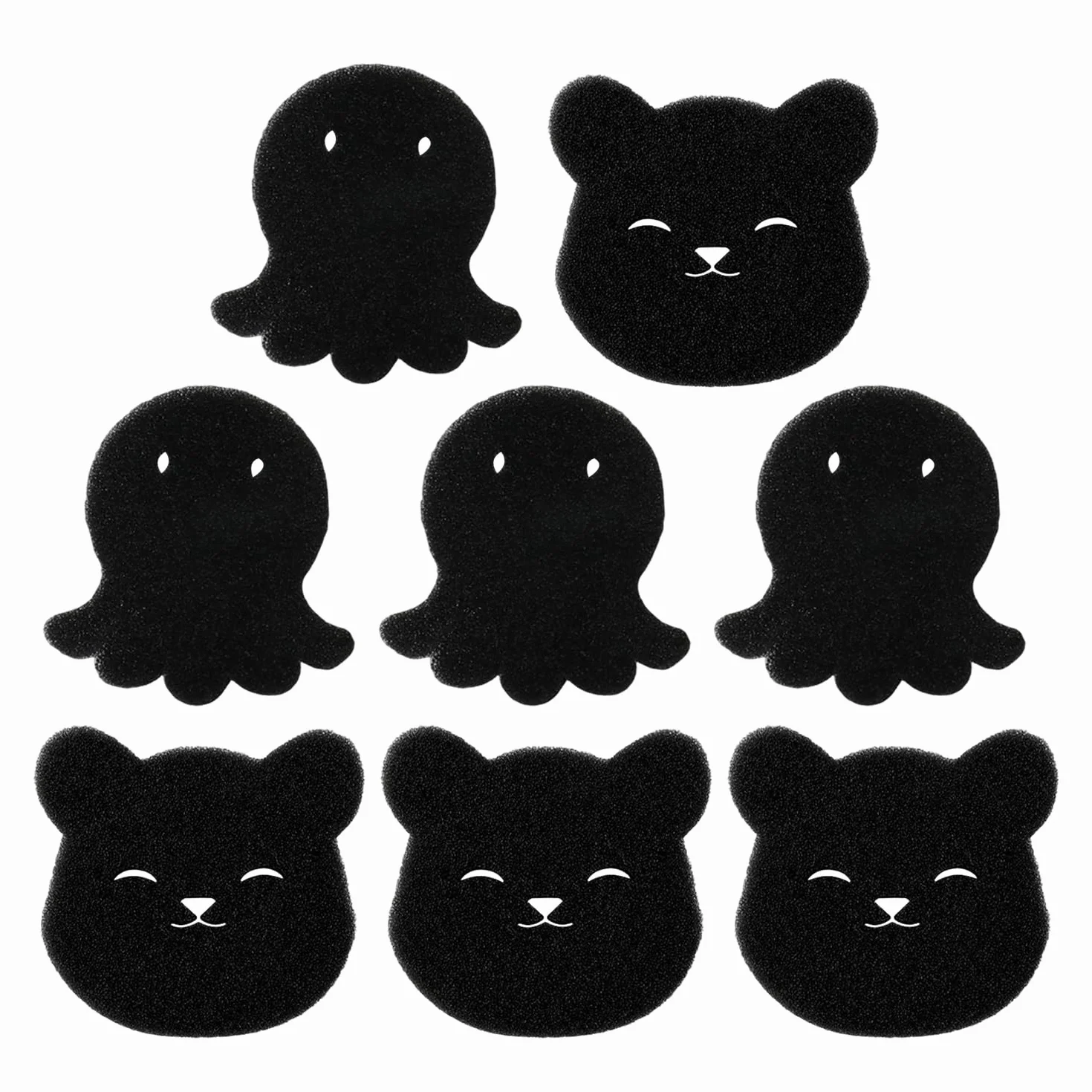 8 sztuk Cartoon Hair Sticker, kreatywna urocza naklejka do włosów, narzędzie do usuwania środków, akcesoria pielęgnacyjne.