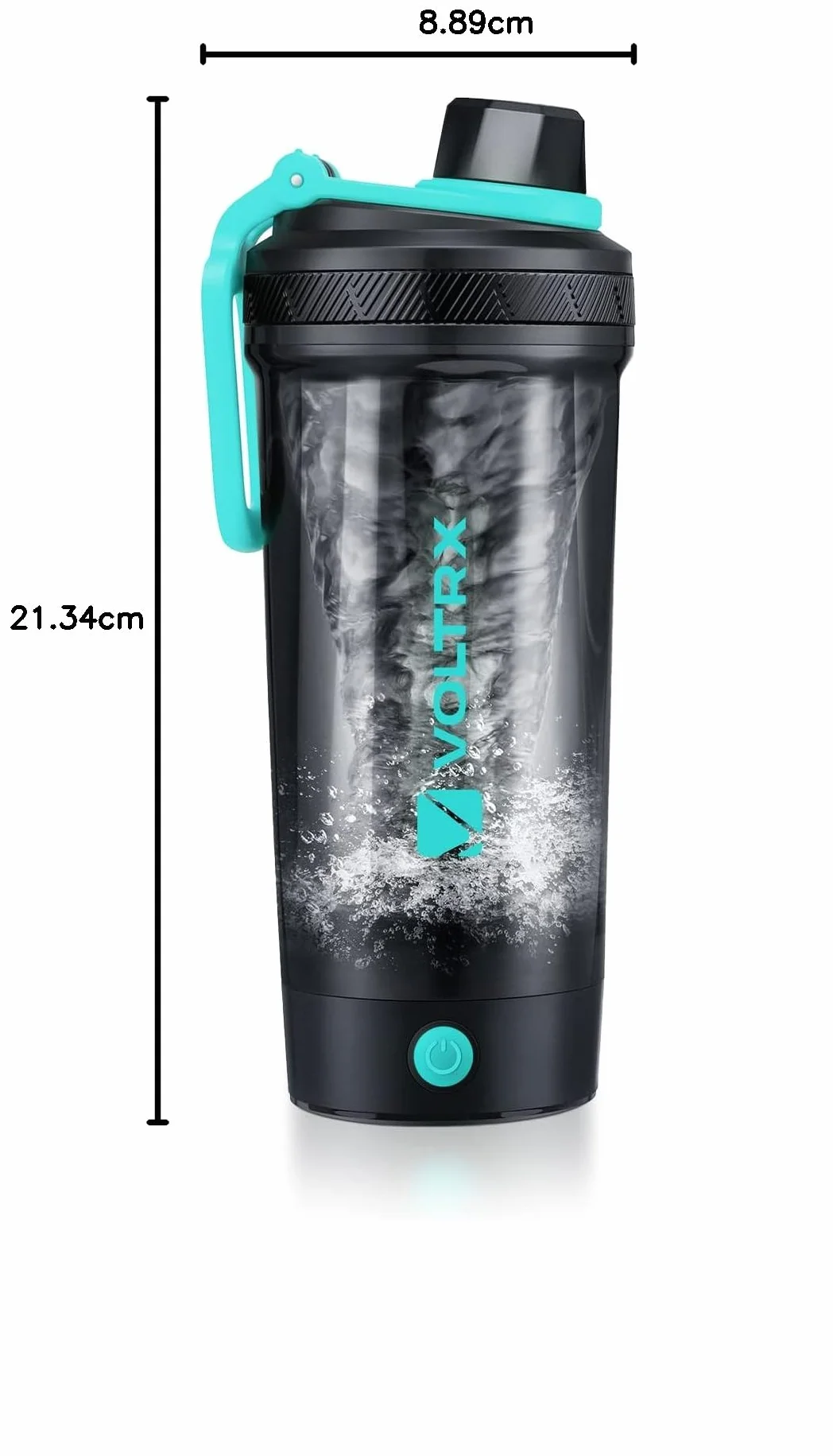 VOLTRX Shaker Bottle Gallium USB C Akumulatorowy elektryczny mikser proteinowy,kubki do koktajli proteinowych i koktajli zastępczych posiłków,bez BPA,wykonana z tritanu，700ml