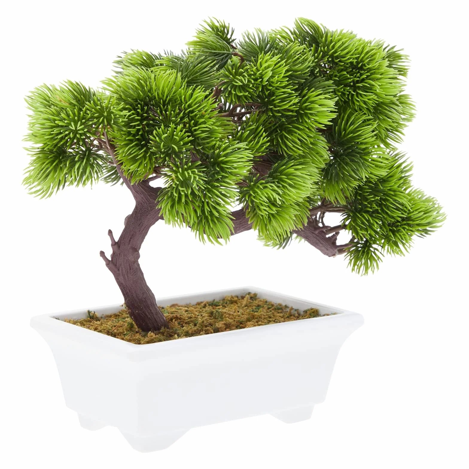 Sztuczne drzewko bonsai do japońskiego ogrodu zen, dekoracja domu, 26 x 13 x 24 cm